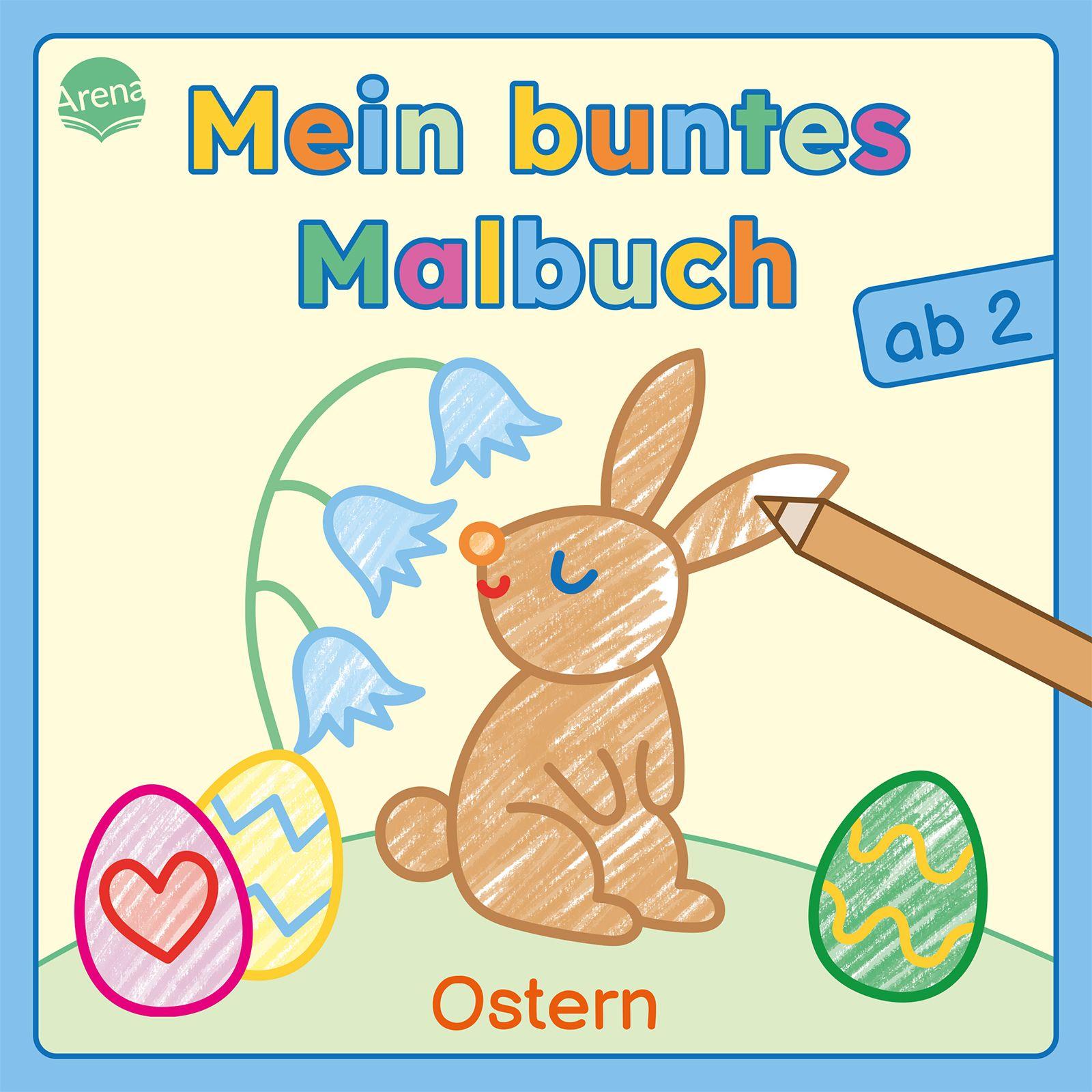 Vorderes Coverbild Mein buntes Malbuch ab 2. Ostern