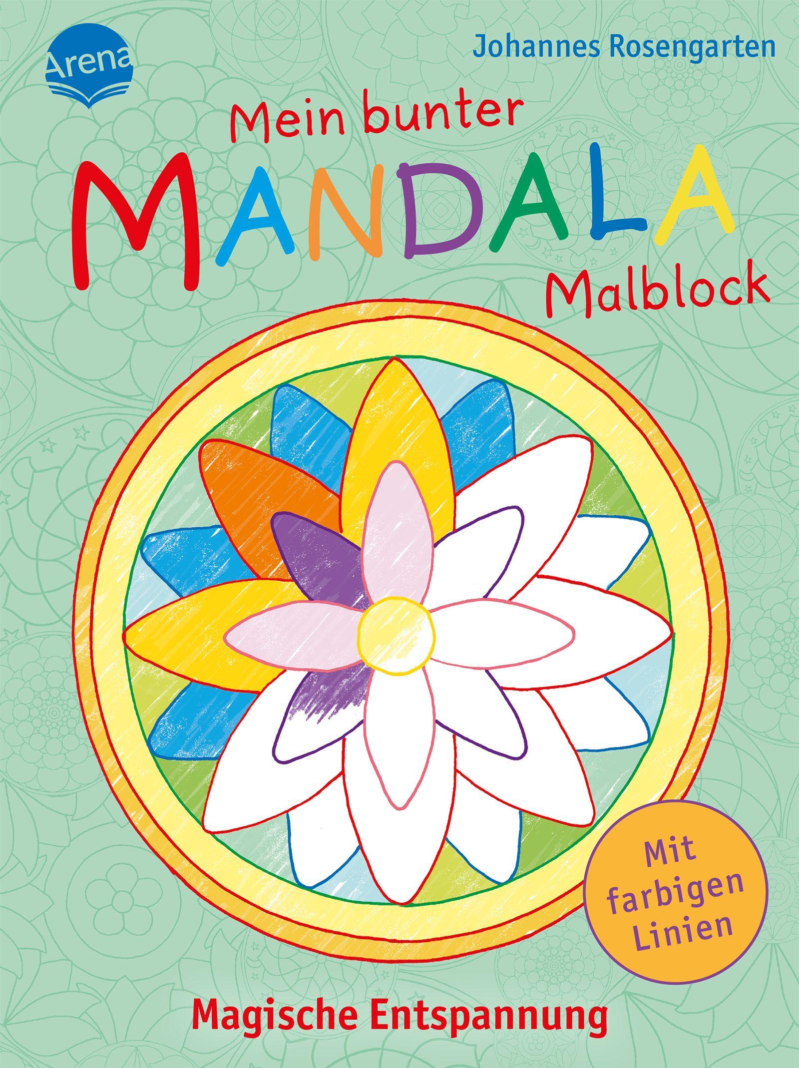 Vorderes Coverbild Mein bunter Mandala-Malblock. Magische Entspannung
