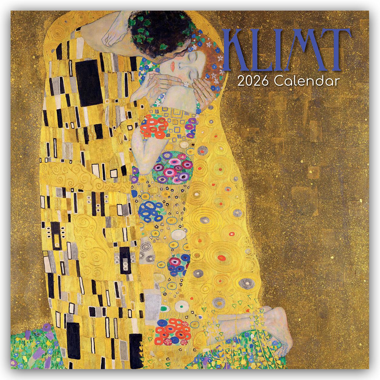 Vorderes Coverbild Gustav Klimt 2026 - 16-Monatskalender