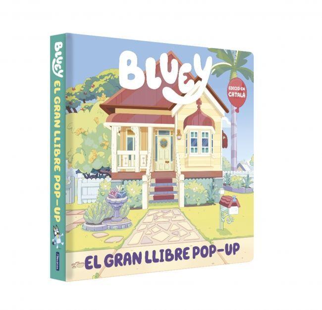 Beispielinhalt (Bild) Bluey. Llibre de cartró amb solapes - El gran llibre Pop-up de Bluey