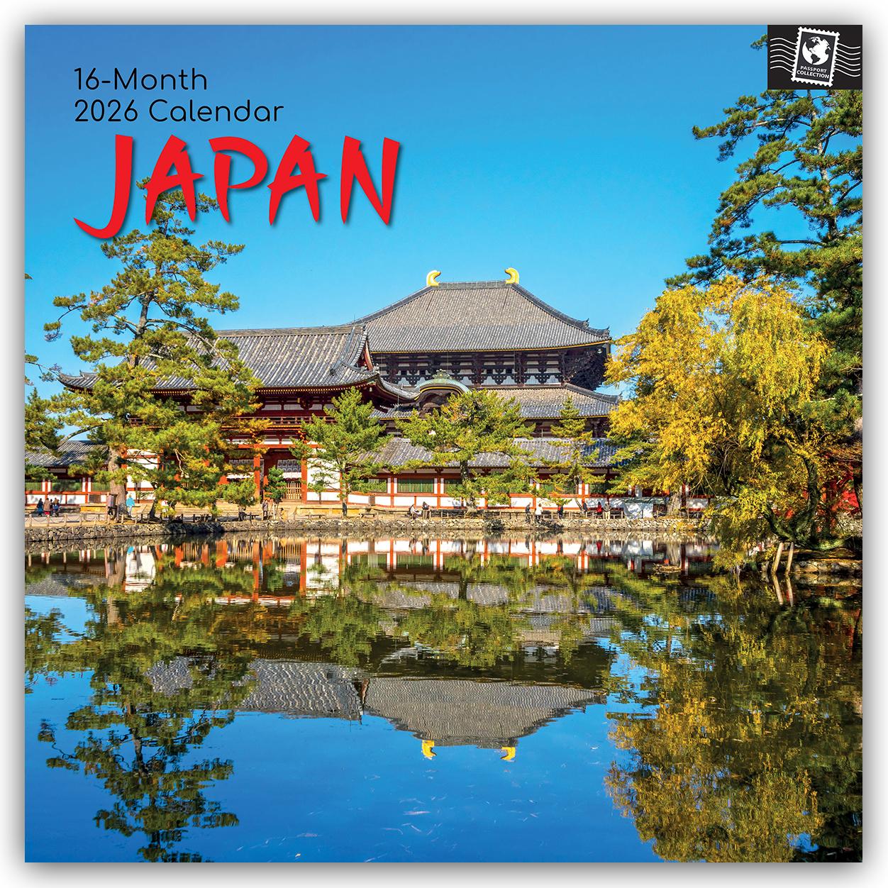 Vorderes Coverbild Japan 2026 - 16-Monatskalender