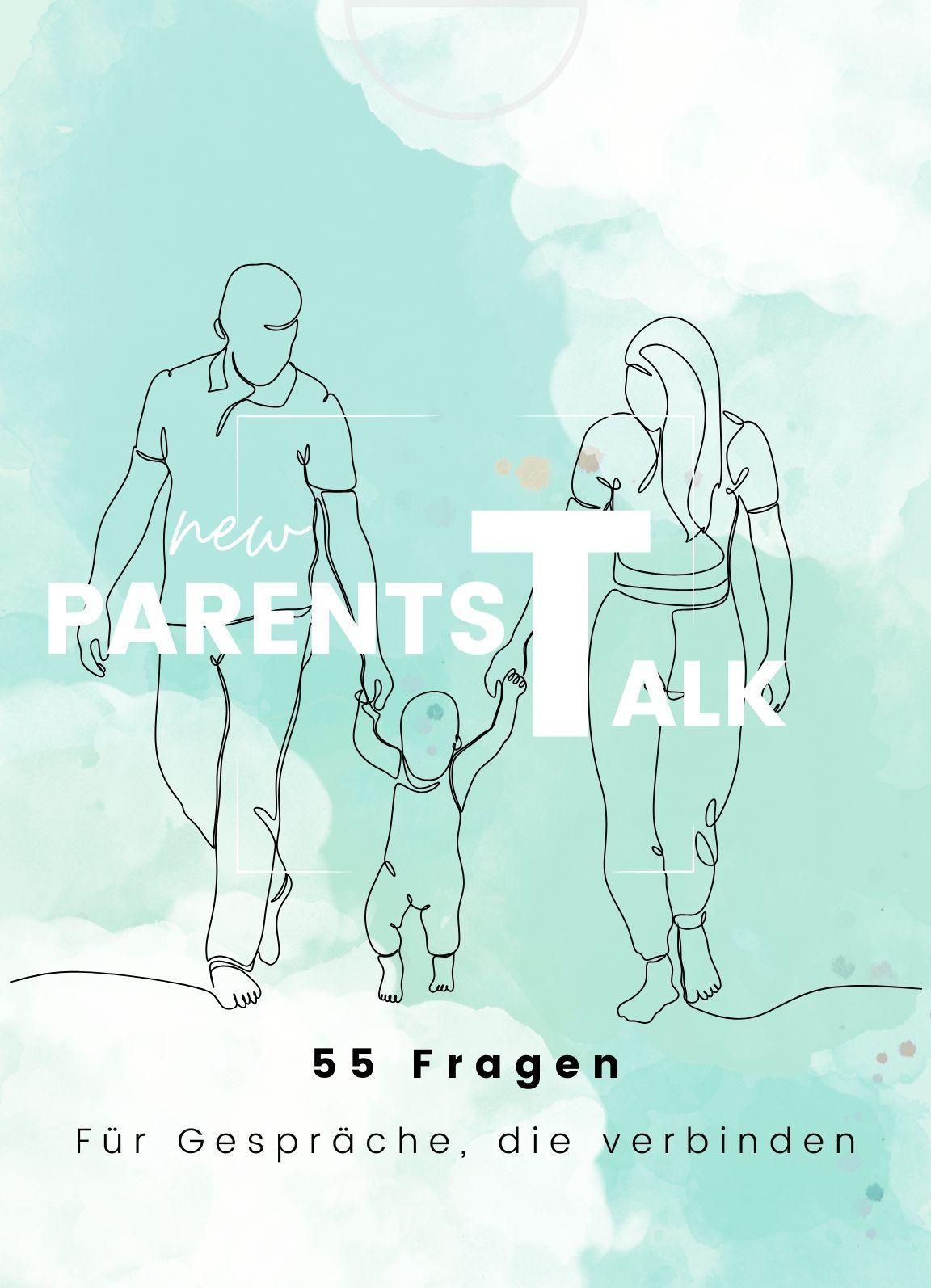 Vorderes Coverbild ParentsTalk Gesprächsfragekarten (Poket Size)
