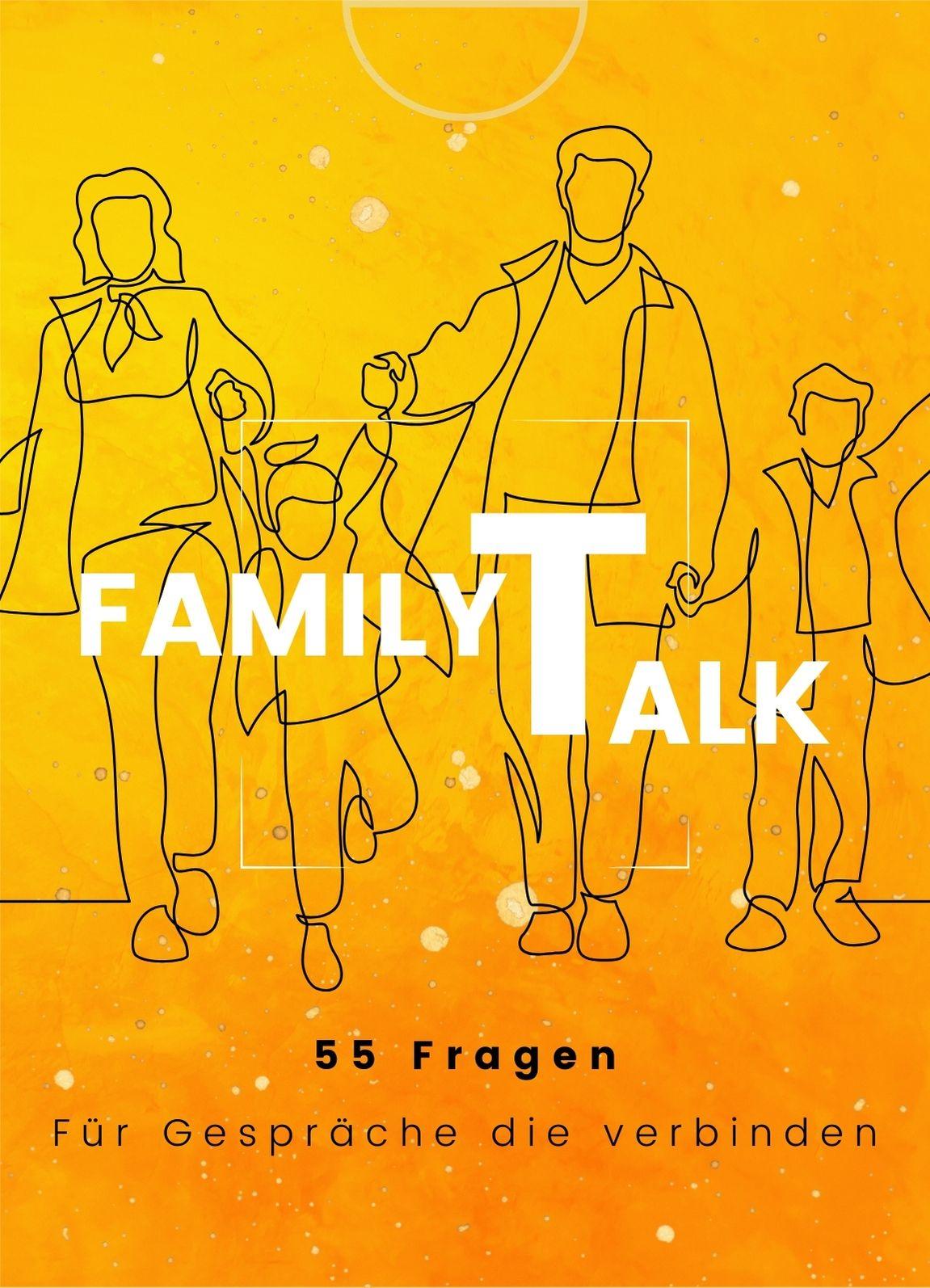 Vorderes Coverbild FamilyTalk Gesprächsfragekarten (Poket Size)