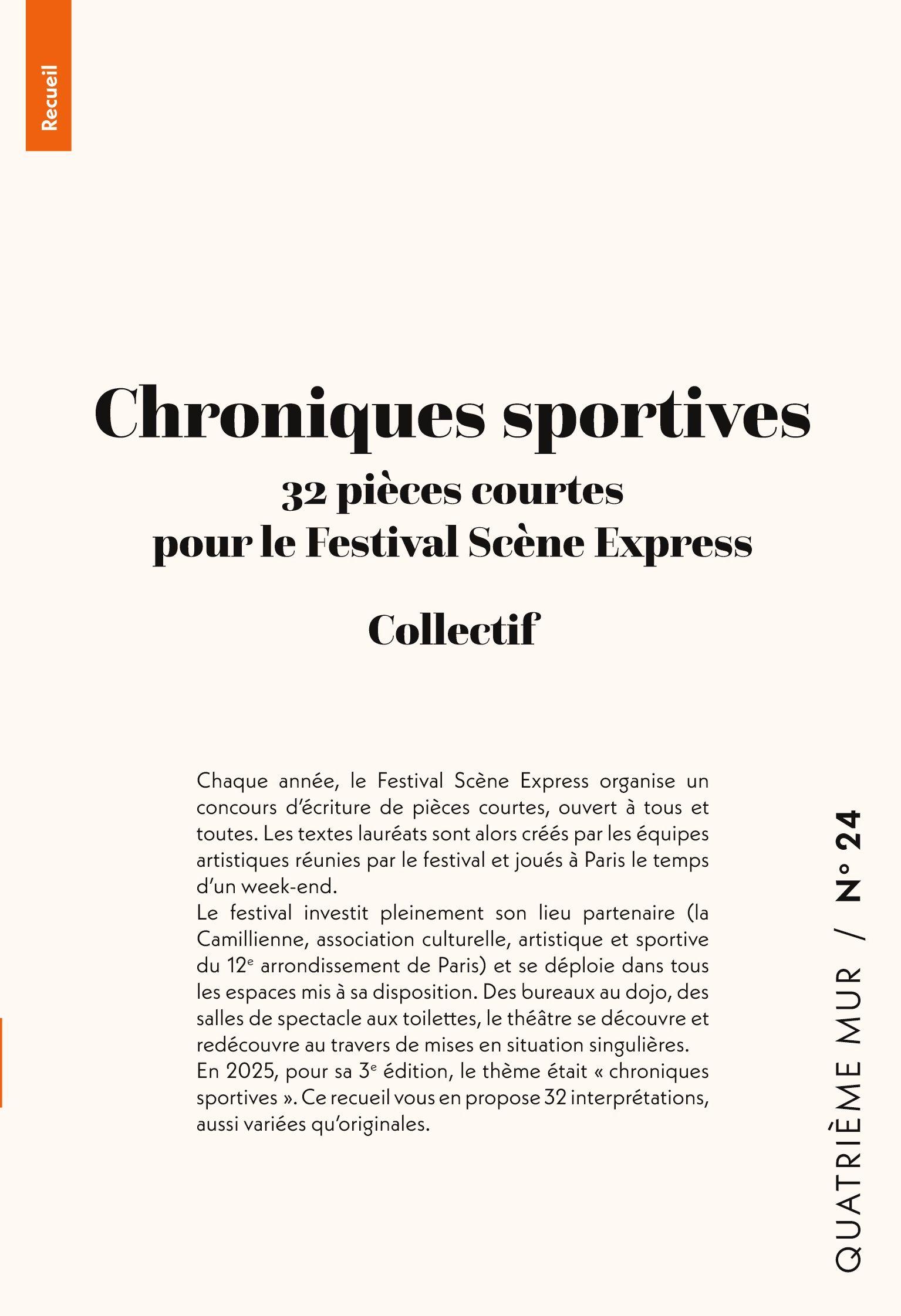 Vorderes Coverbild Chroniques sportives