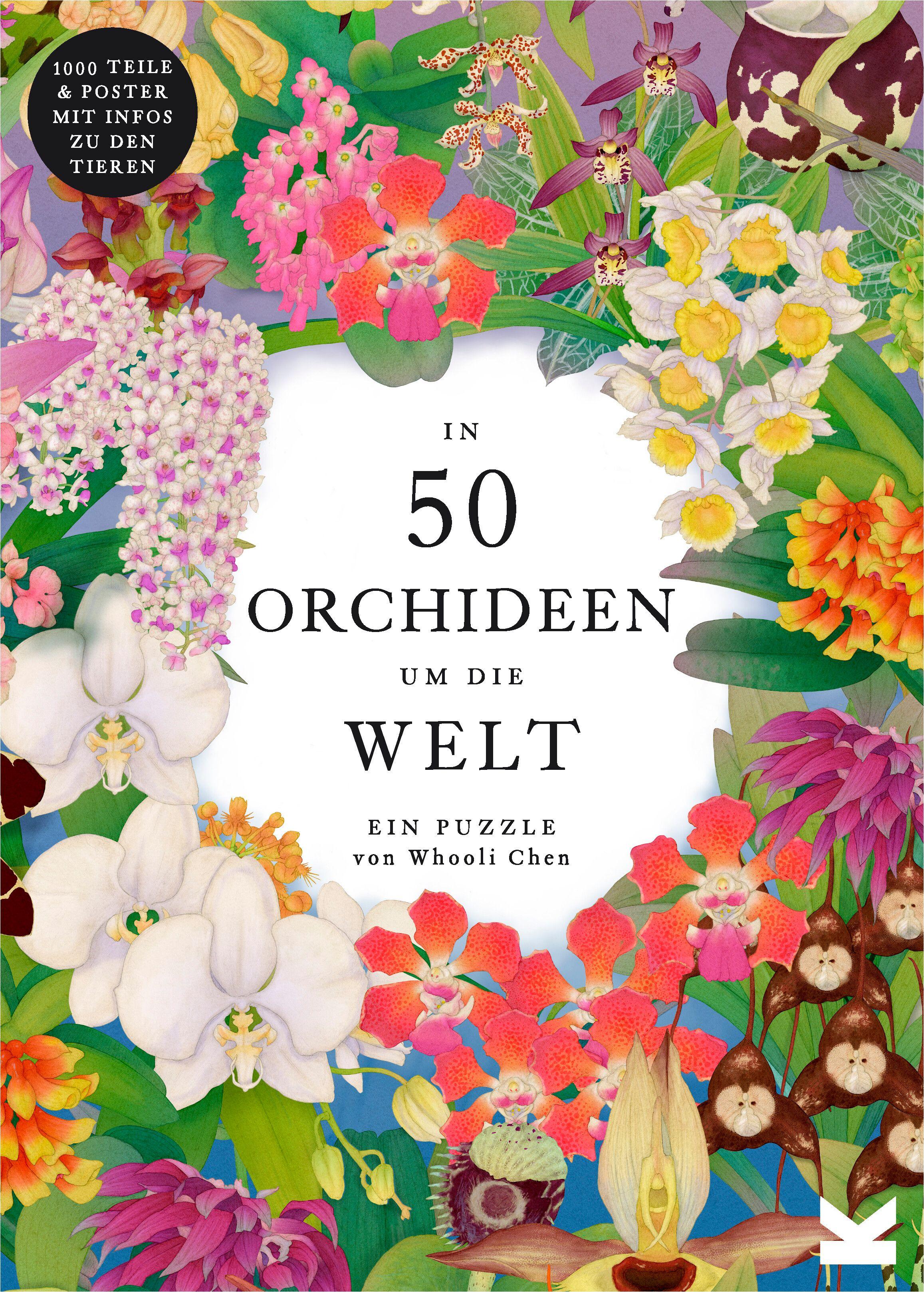 Vorderes Coverbild In 50 Orchideen um die Welt