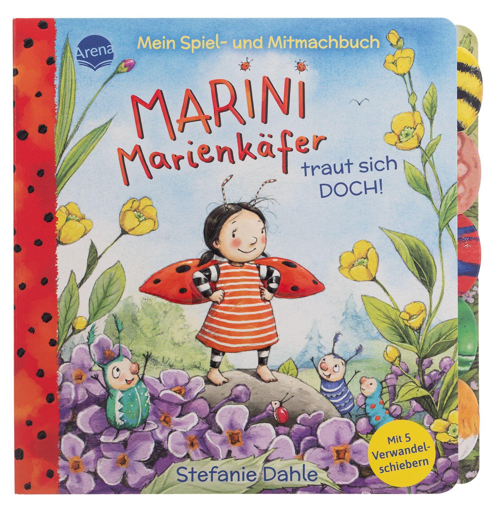 Vorderes Coverbild Mein Spiel- und Mitmachbuch. Marini Marienkäfer traut sich DOCH!