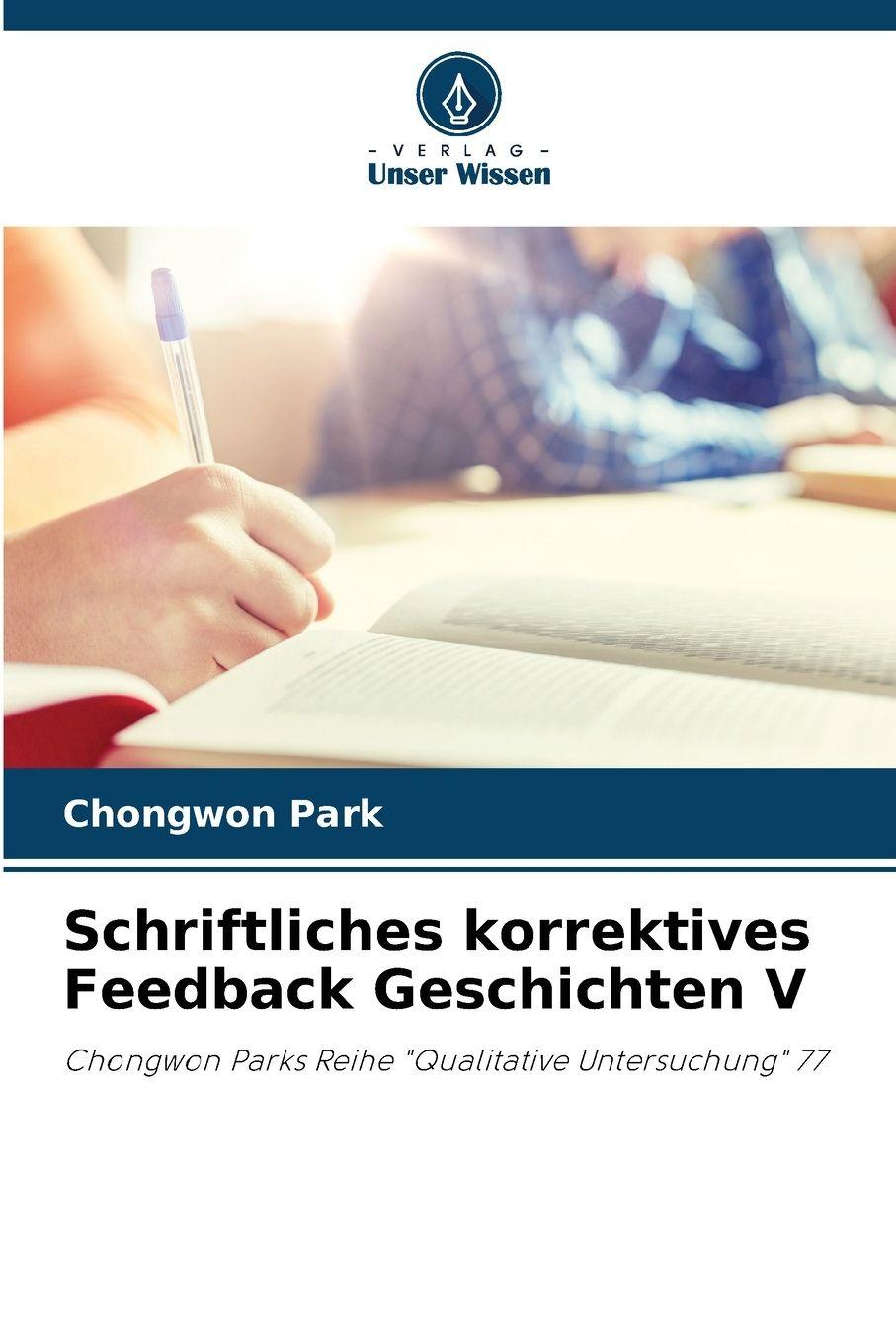 Vorderes Coverbild Schriftliches korrektives Feedback Geschichten V