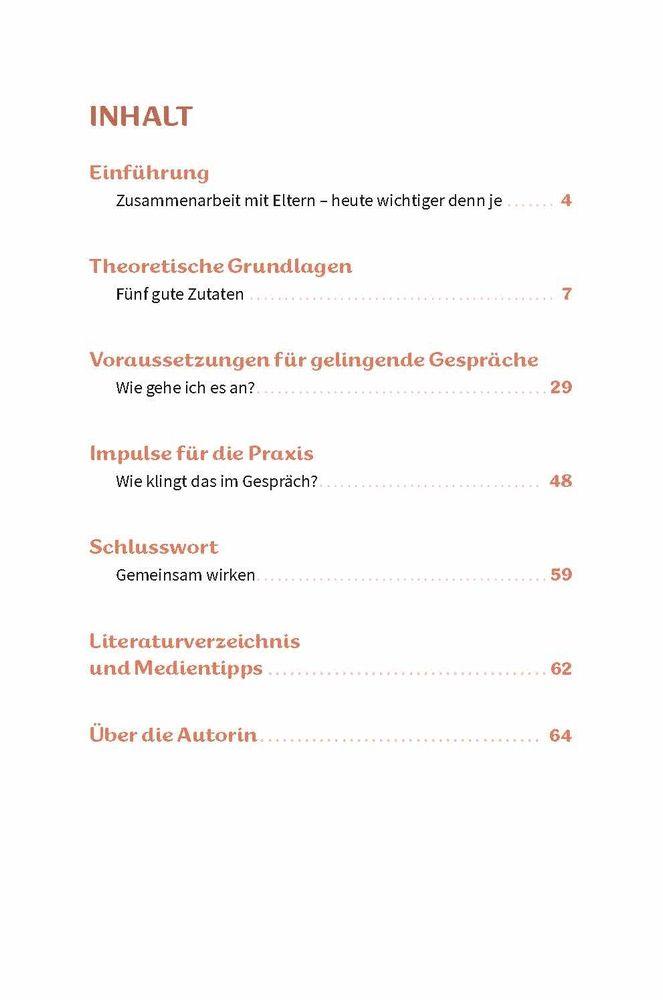 Beispielinhalt (Bild) Mit Kita-Eltern im Gespräch
