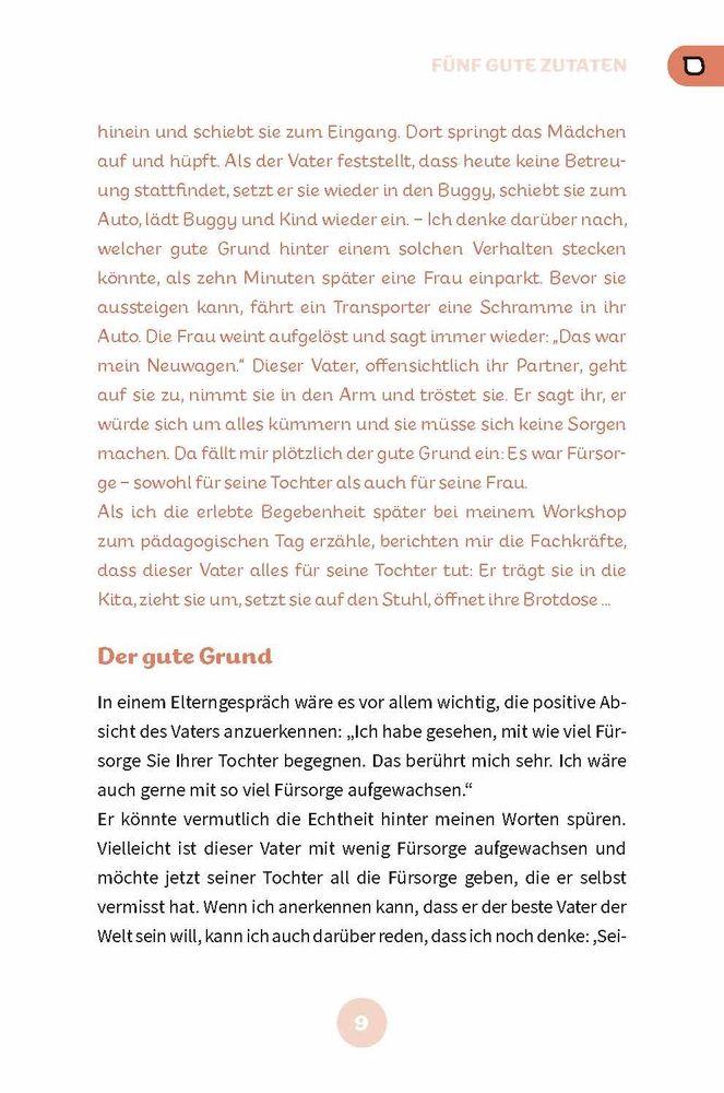 Beispielinhalt (Bild) Mit Kita-Eltern im Gespräch