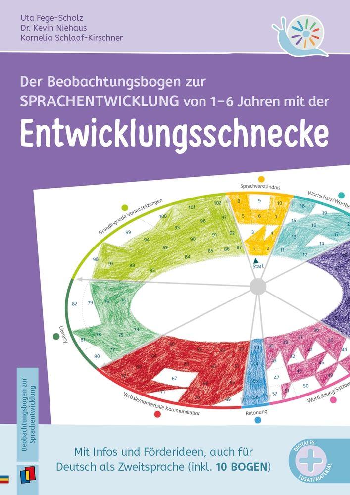 Vorderes Coverbild Der Beobachtungsbogen zur Sprachentwicklung von 1-6 Jahren mit der Entwicklungsschnecke¿