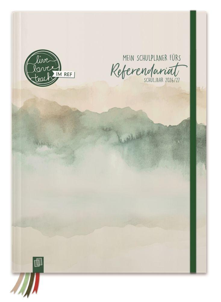 Vorderes Coverbild Mein Schulplaner fürs Referendariat Schuljahr 2026/2027