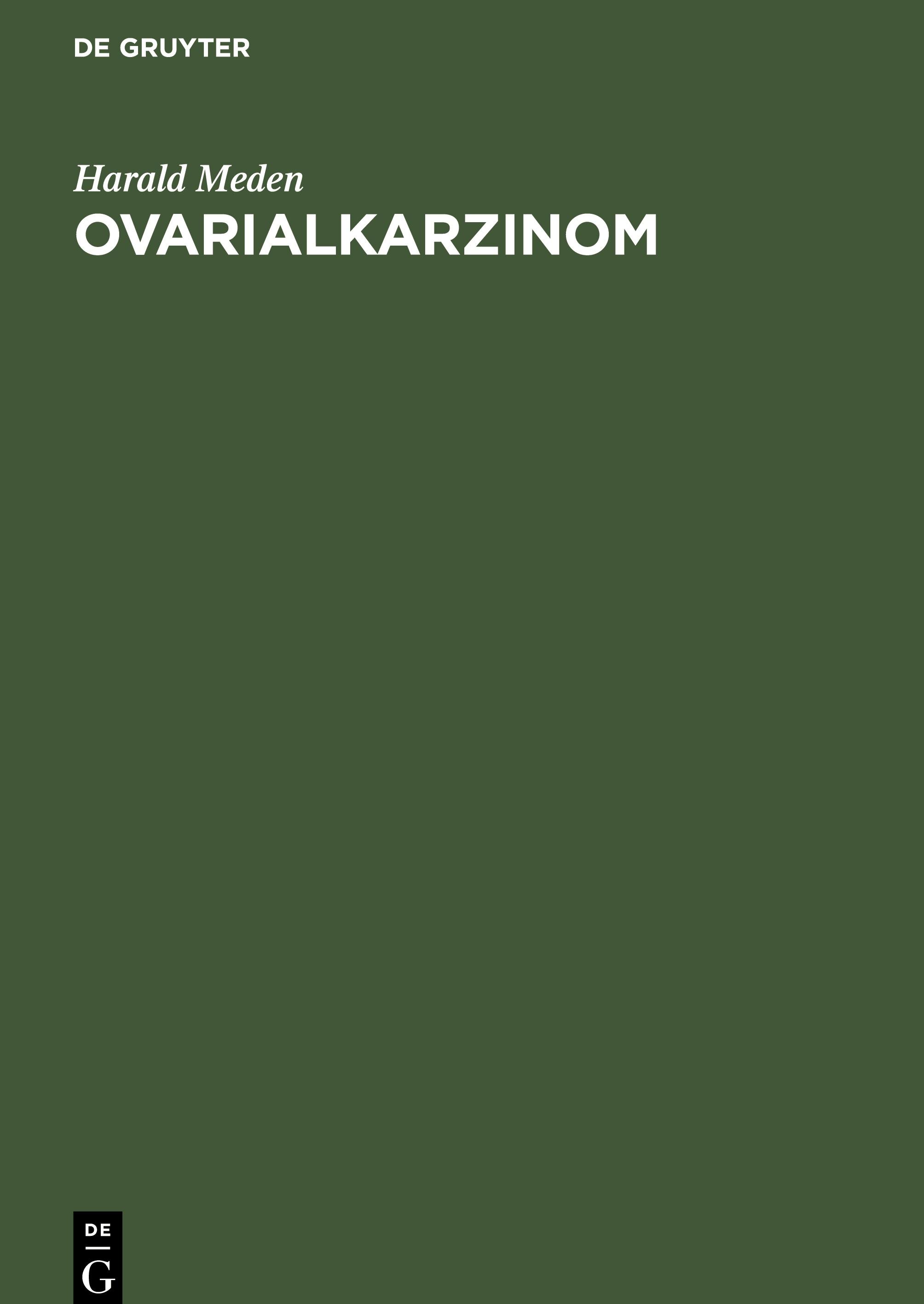 Vorderes Coverbild Ovarialkarzinom