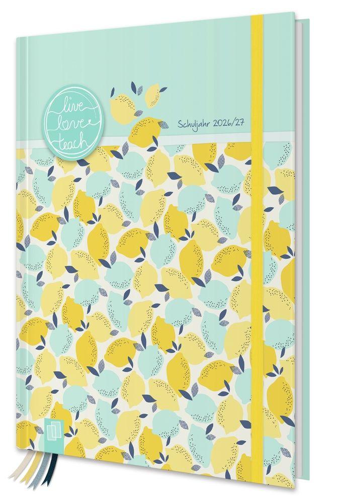 Beispielinhalt (Bild) Mein Lehrerplaner A5+ - Hardcover - Lehrerkalender für das Schuljahr 2026/2027 - Zitronentanz