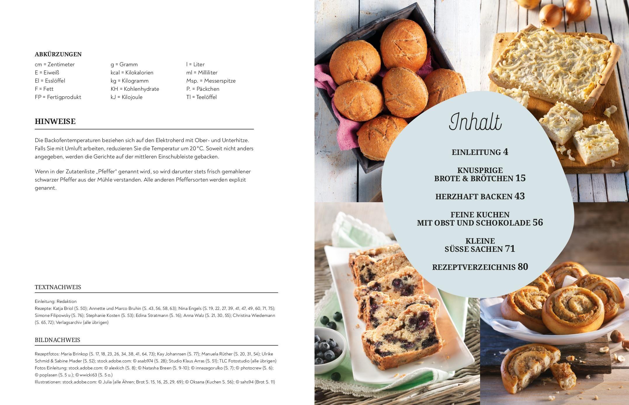 Beispielinhalt (Bild) Backen mit Dinkel