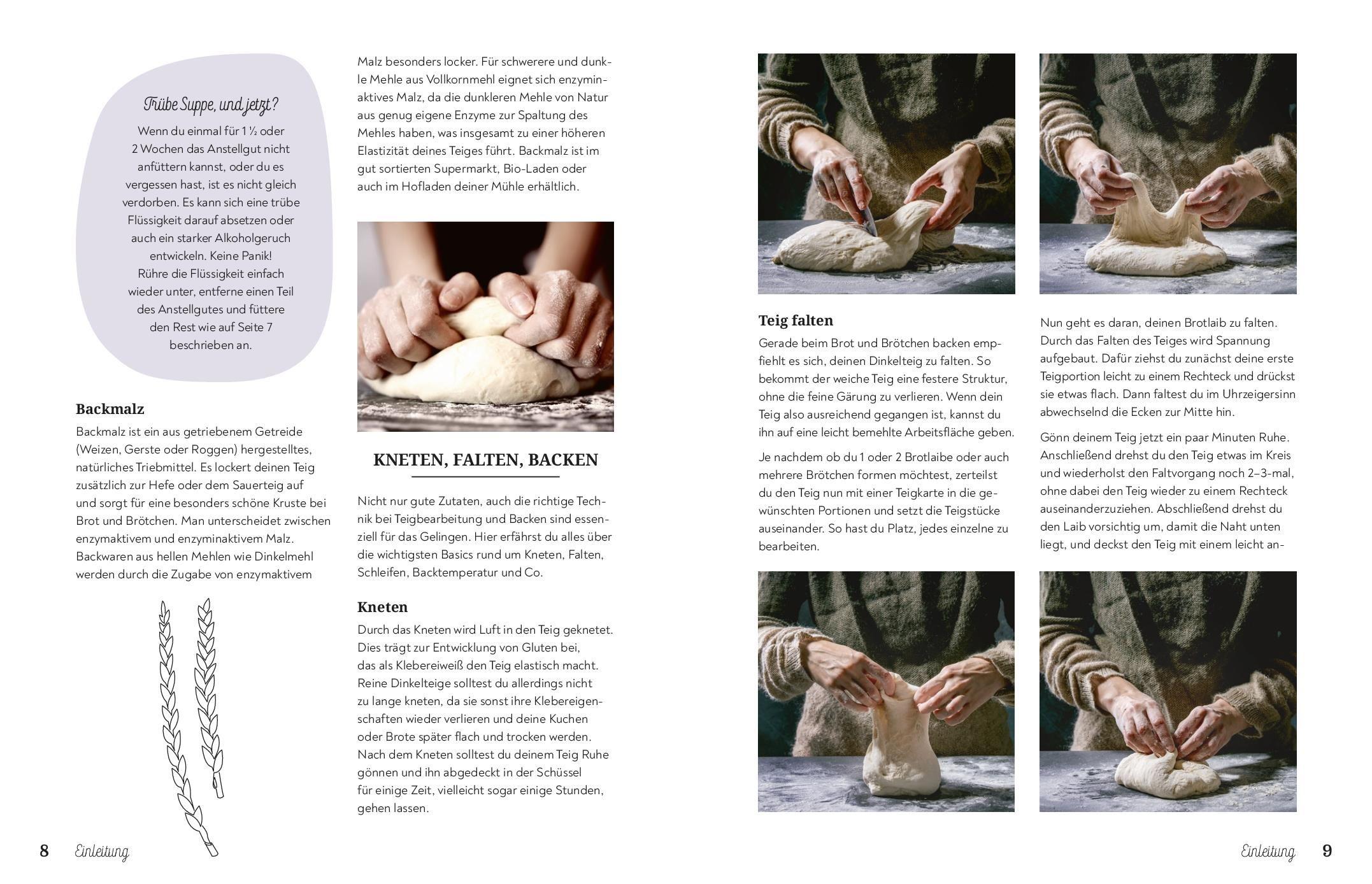 Beispielinhalt (Bild) Backen mit Dinkel