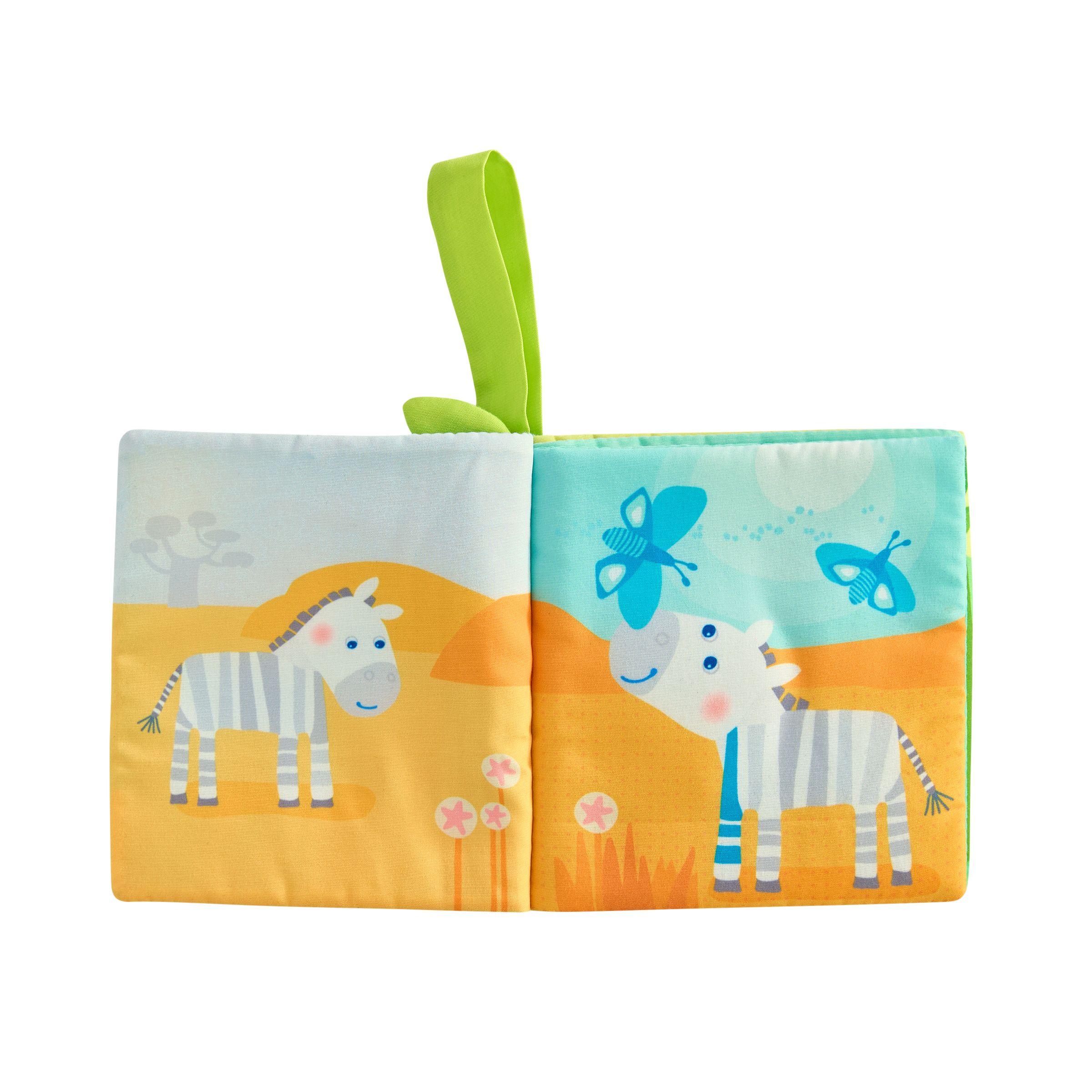 Beispielinhalt (Bild) Stoffbuch Zebra