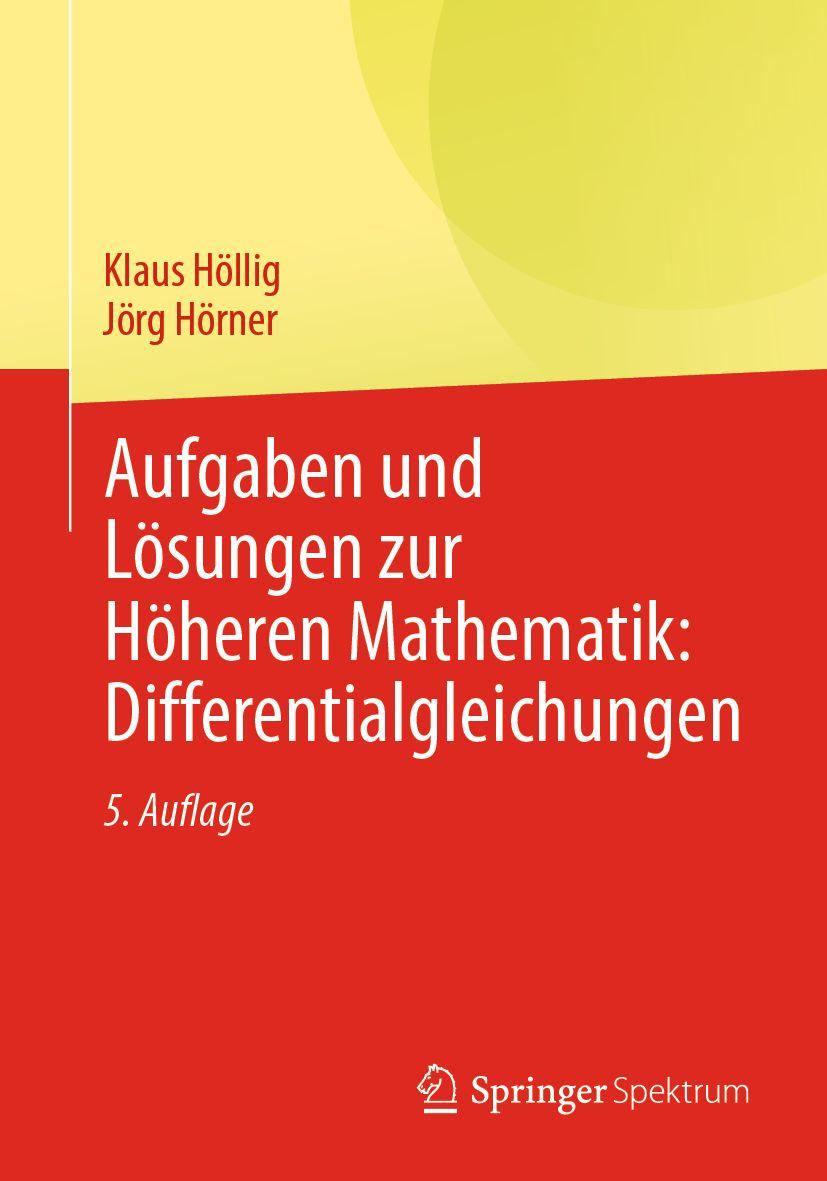 Vorderes Coverbild Aufgaben und Lösungen zur Höheren Mathematik: Differentialgleichungen