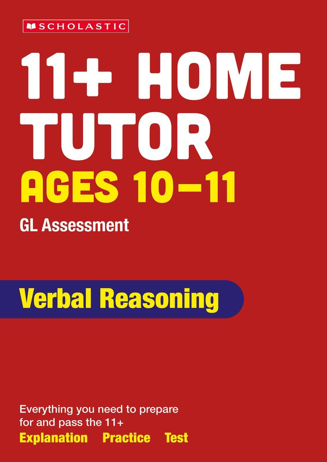 Vorderes Coverbild 11+ GL Assessment Verbal Reasoning Home Tutor Ages 10-11