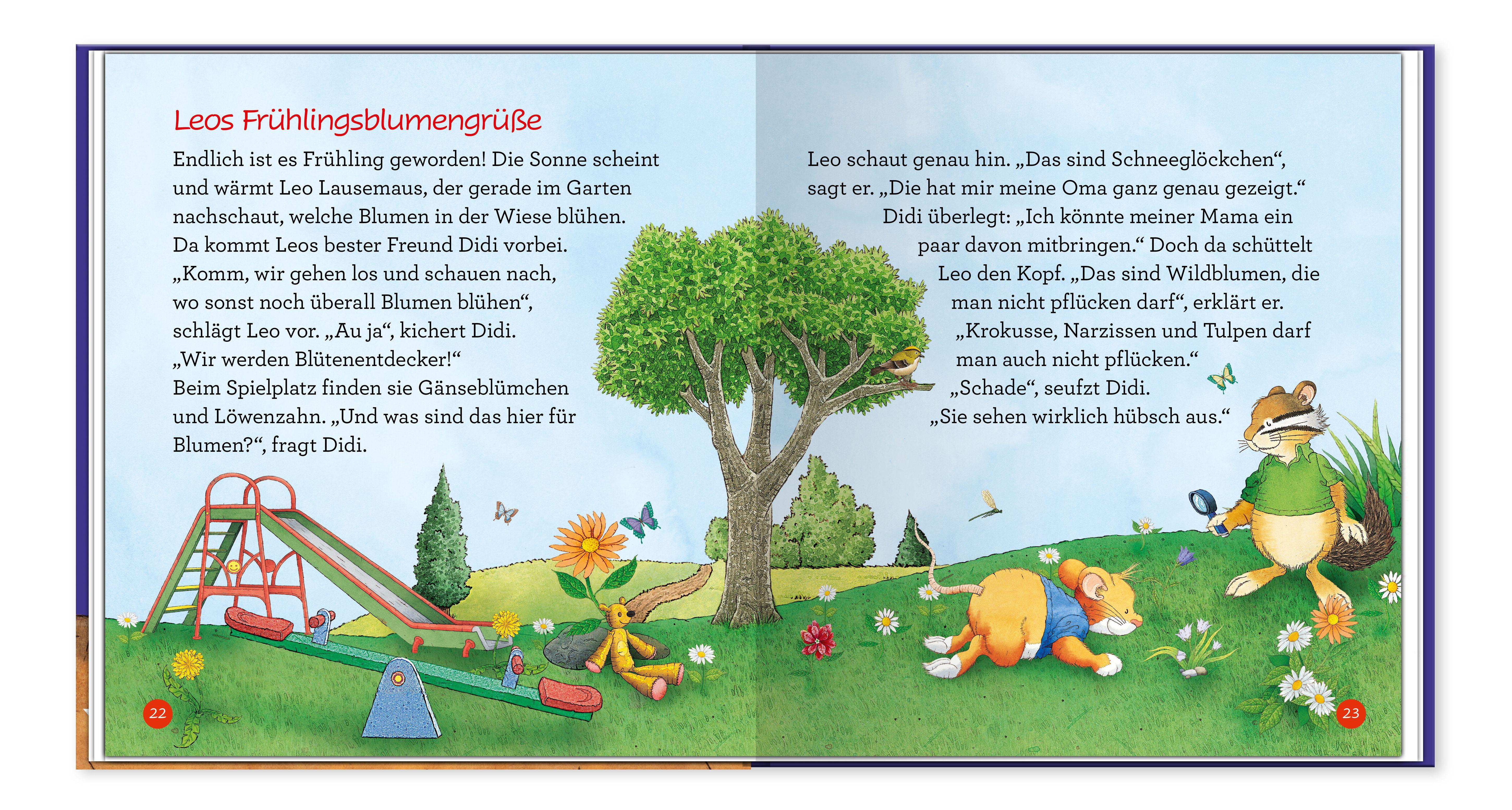 Beispielinhalt (Bild) Leo Lausemaus - Mein allergrößtes Vorlesebuch