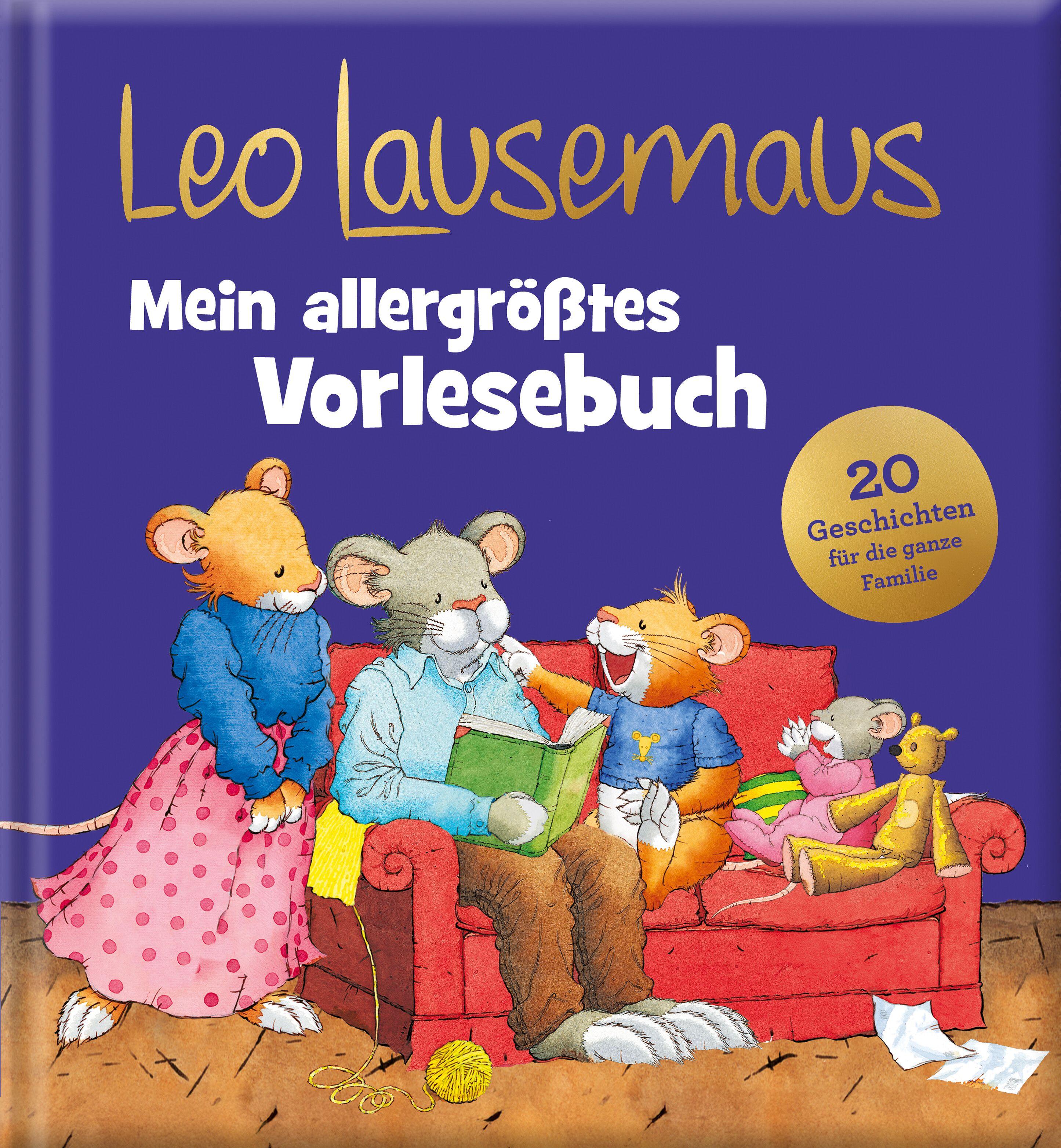 Vorderes Coverbild Leo Lausemaus - Mein allergrößtes Vorlesebuch