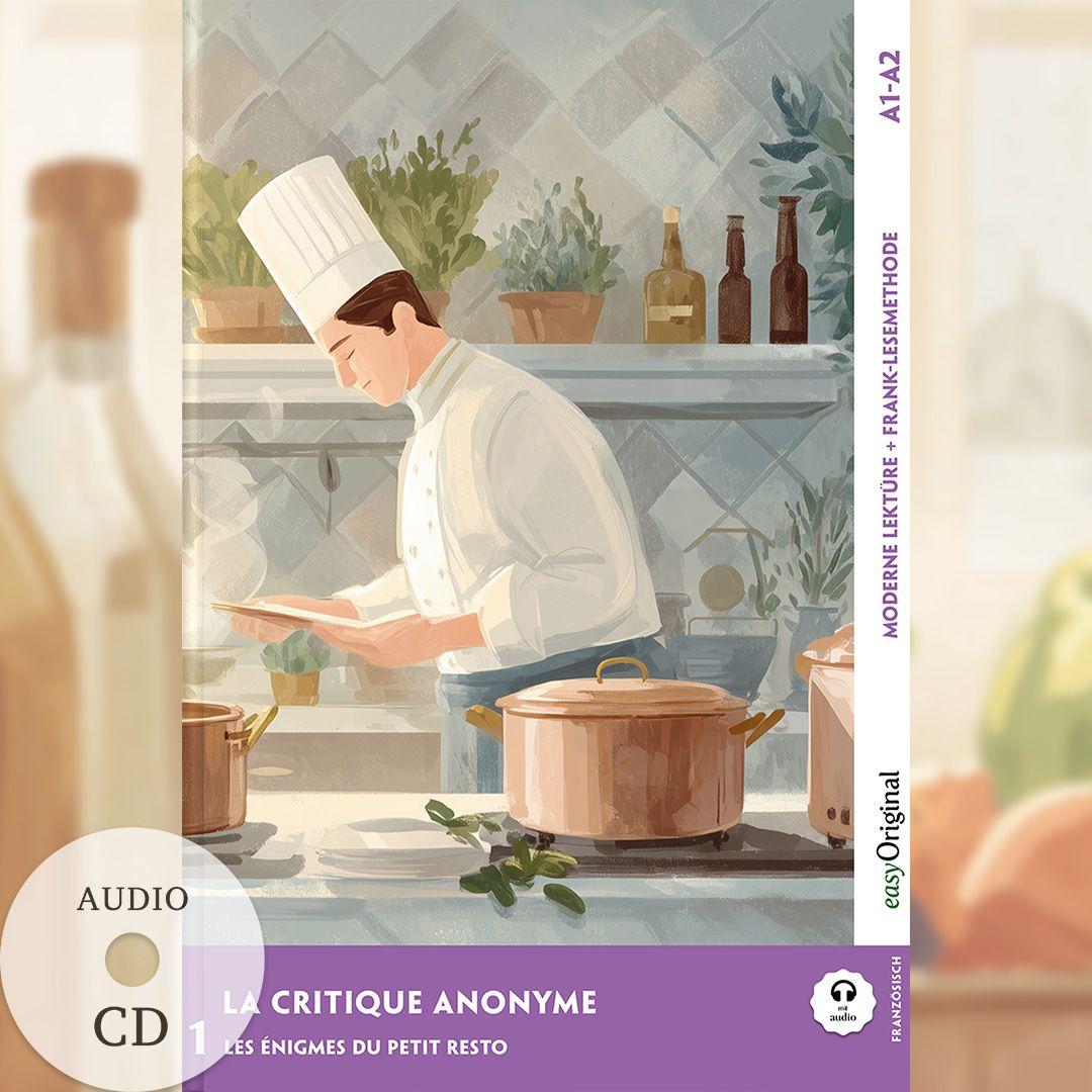 Vorderes Coverbild La critique anonyme - Französische Krimi-Lektüre A1-A2 (+ Audio-CD)