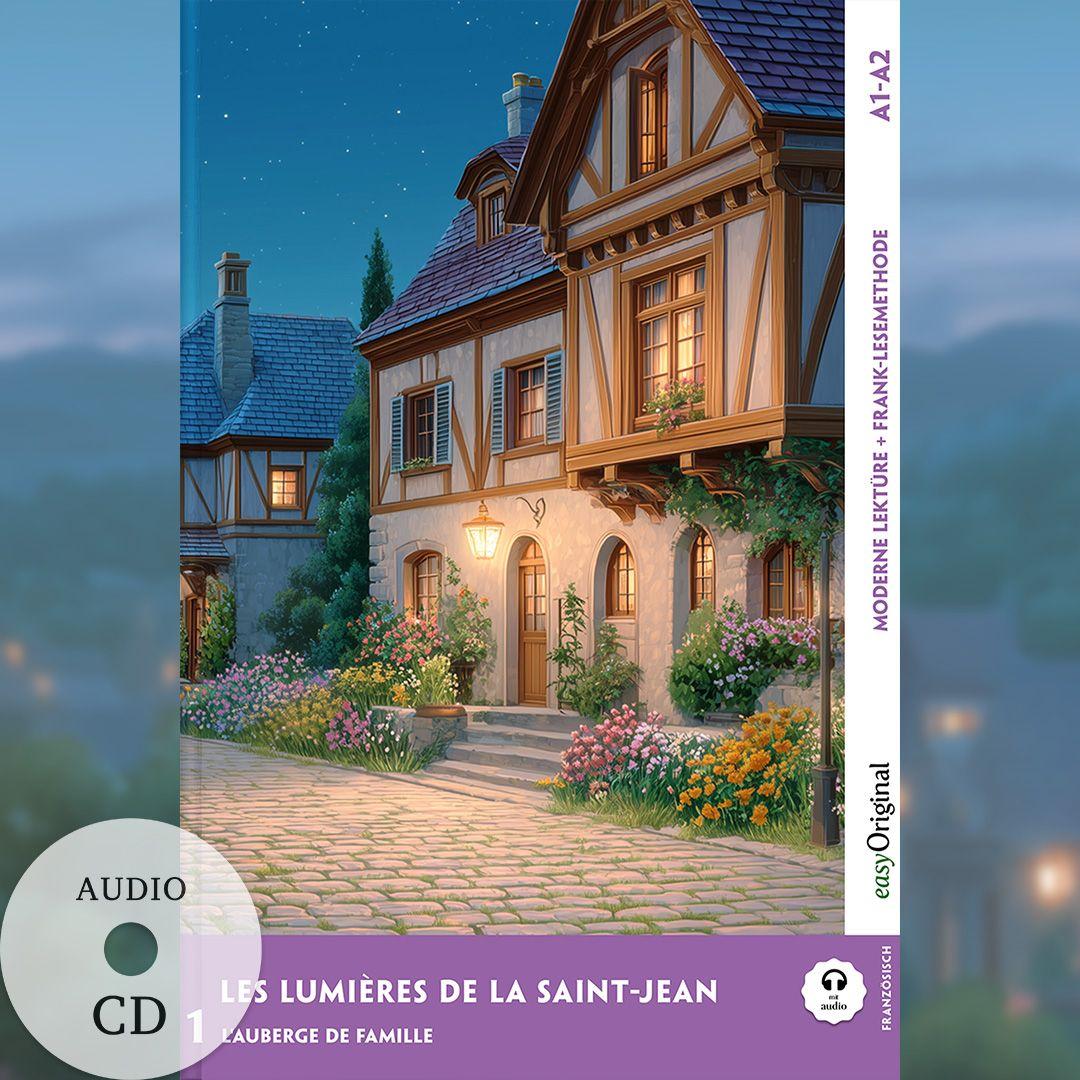 Vorderes Coverbild Les lumières de la Saint-Jean - Französische Krimi-Lektüre A1-A2 (+ Audio-CD)