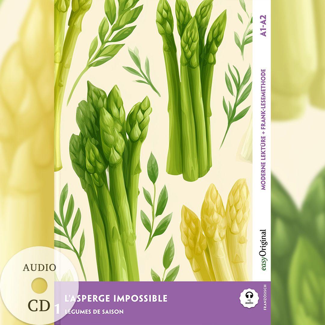 Vorderes Coverbild L'Asperge impossible - Französische Krimi-Lektüre A1-A2 (+ Audio-CD)
