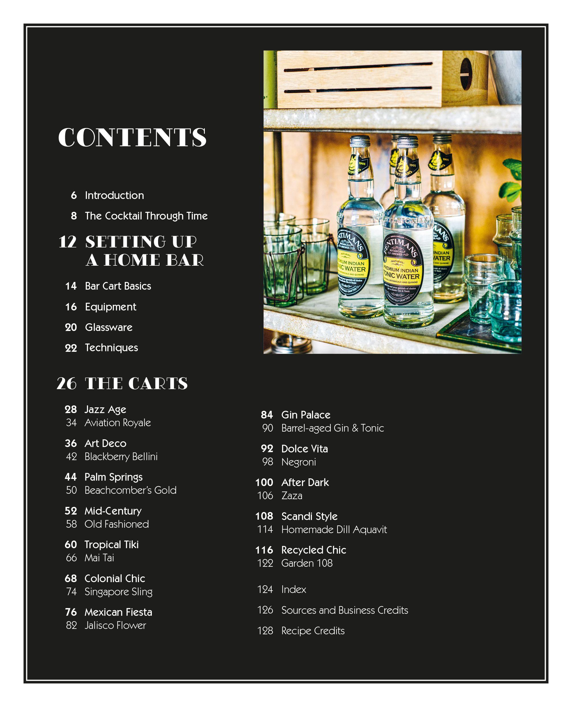 Beispielinhalt (Bild) The Home Bar Book