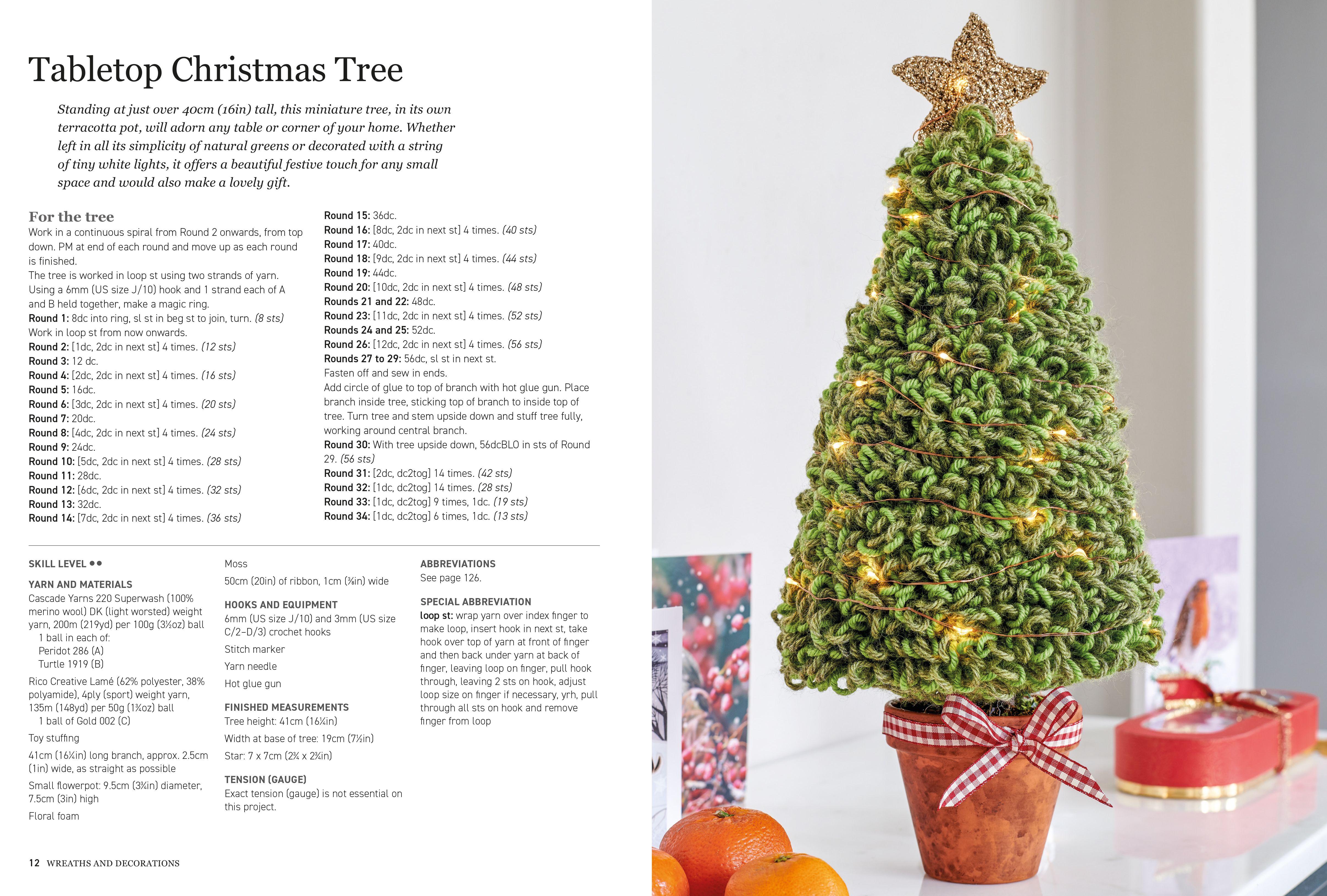 Beispielinhalt (Bild) Christmas Crochet: 35 patterns to make