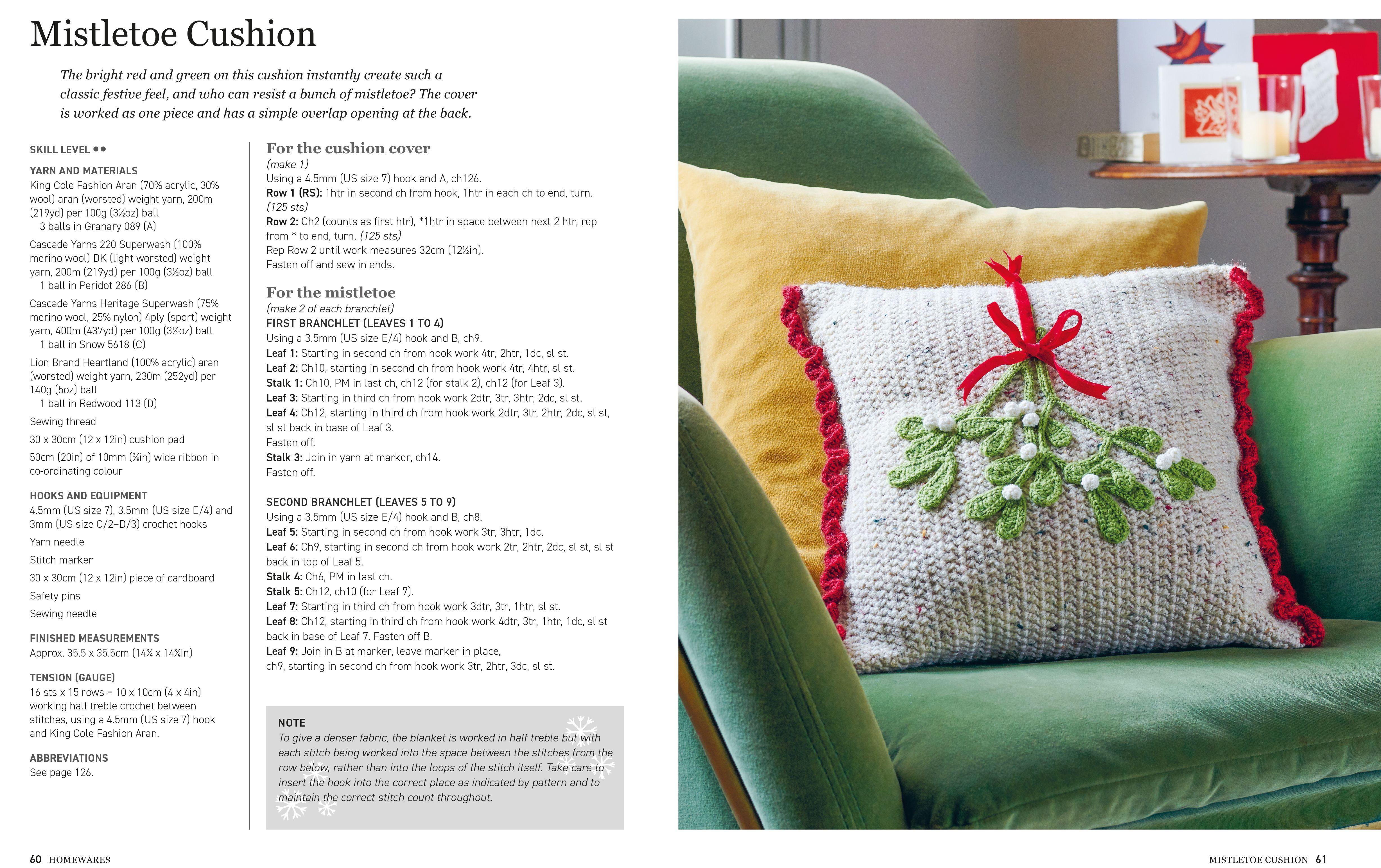 Beispielinhalt (Bild) Christmas Crochet: 35 patterns to make