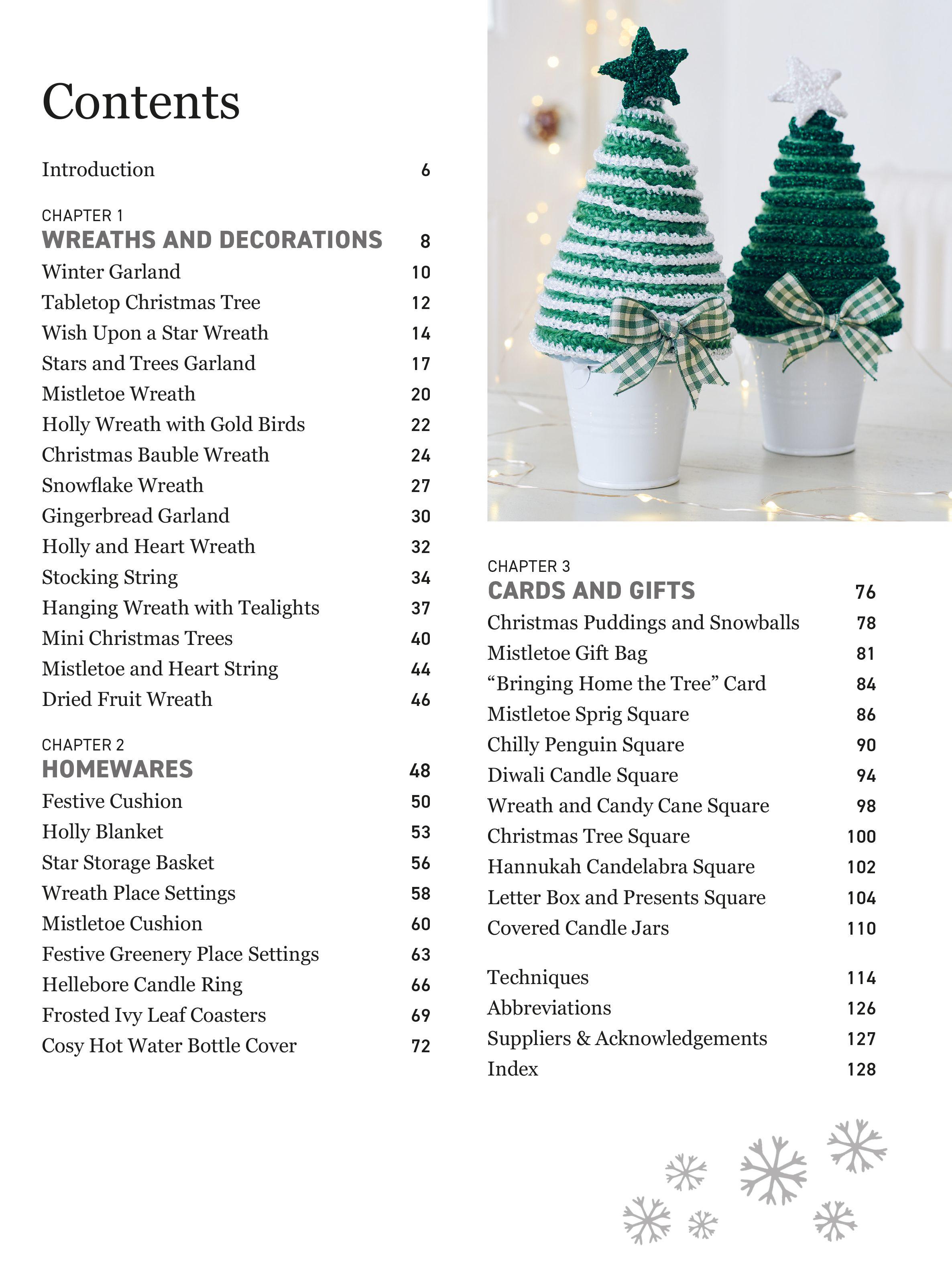 Beispielinhalt (Bild) Christmas Crochet: 35 patterns to make