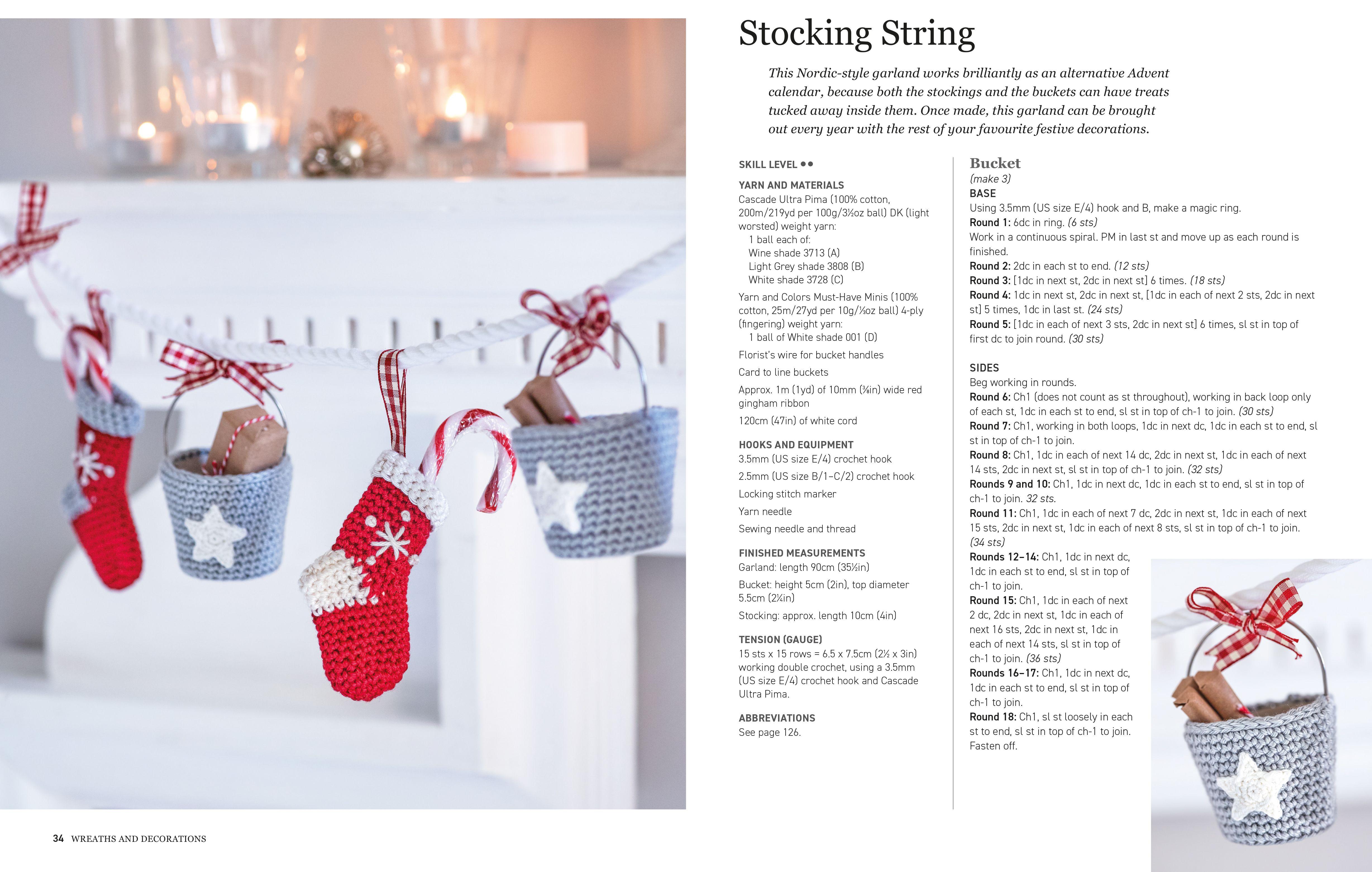 Beispielinhalt (Bild) Christmas Crochet: 35 patterns to make