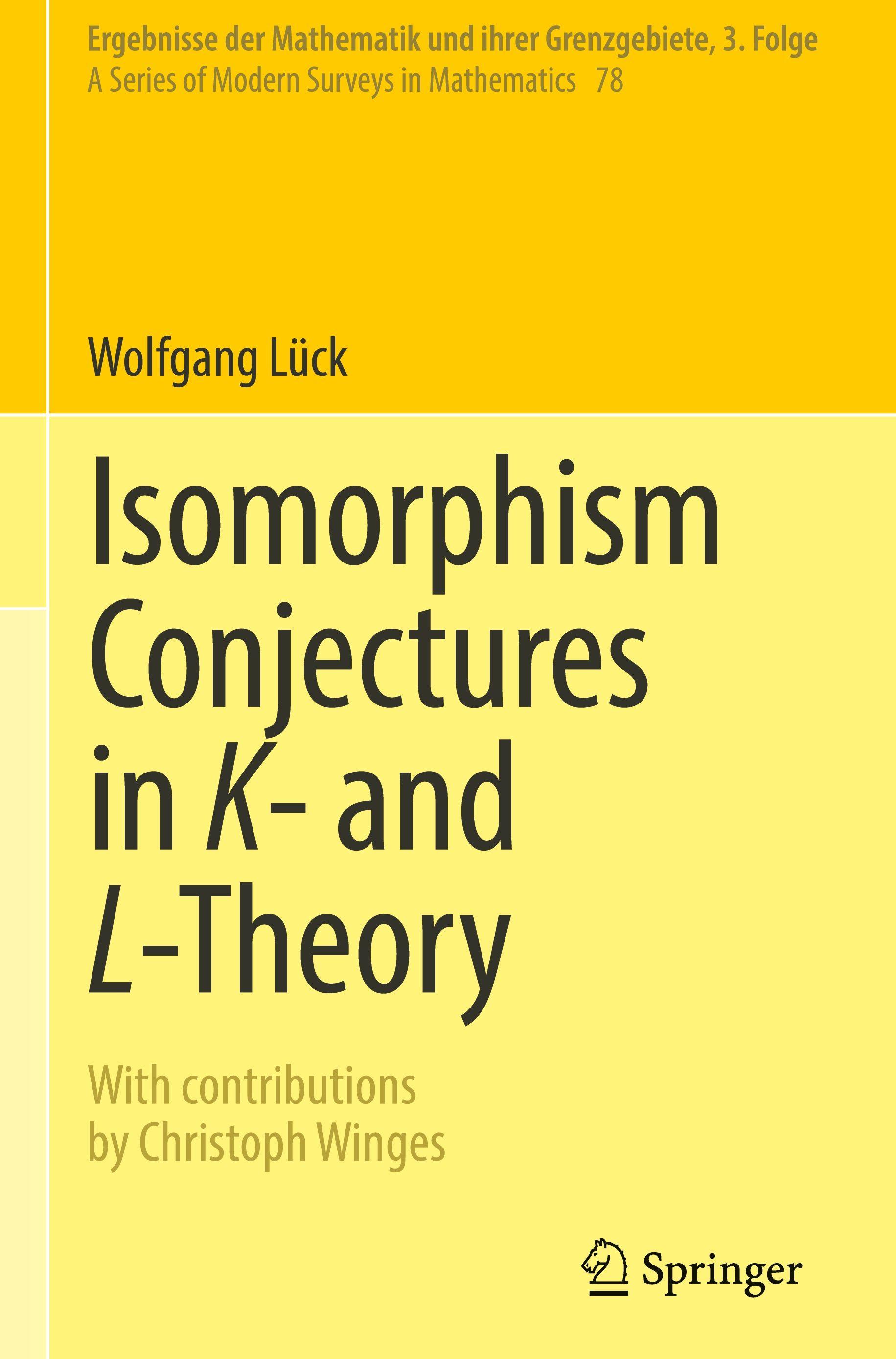 Vorderes Coverbild Isomorphism Conjectures in K- and L-Theory