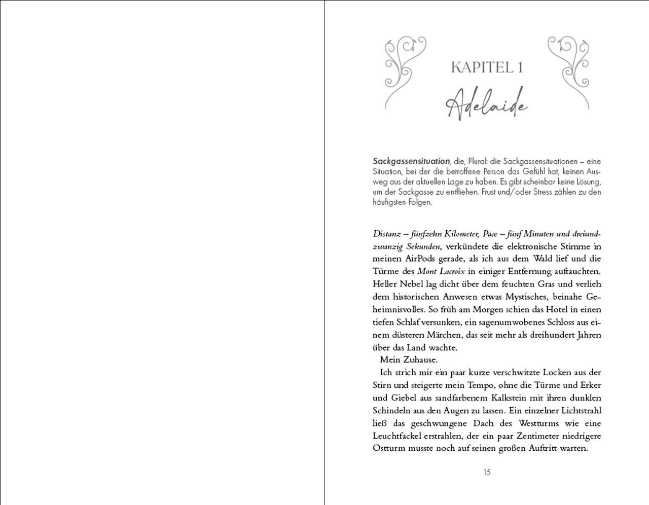 Beispielinhalt (Bild) Mont Lacroix (Band 2) - Falling for Adelaide