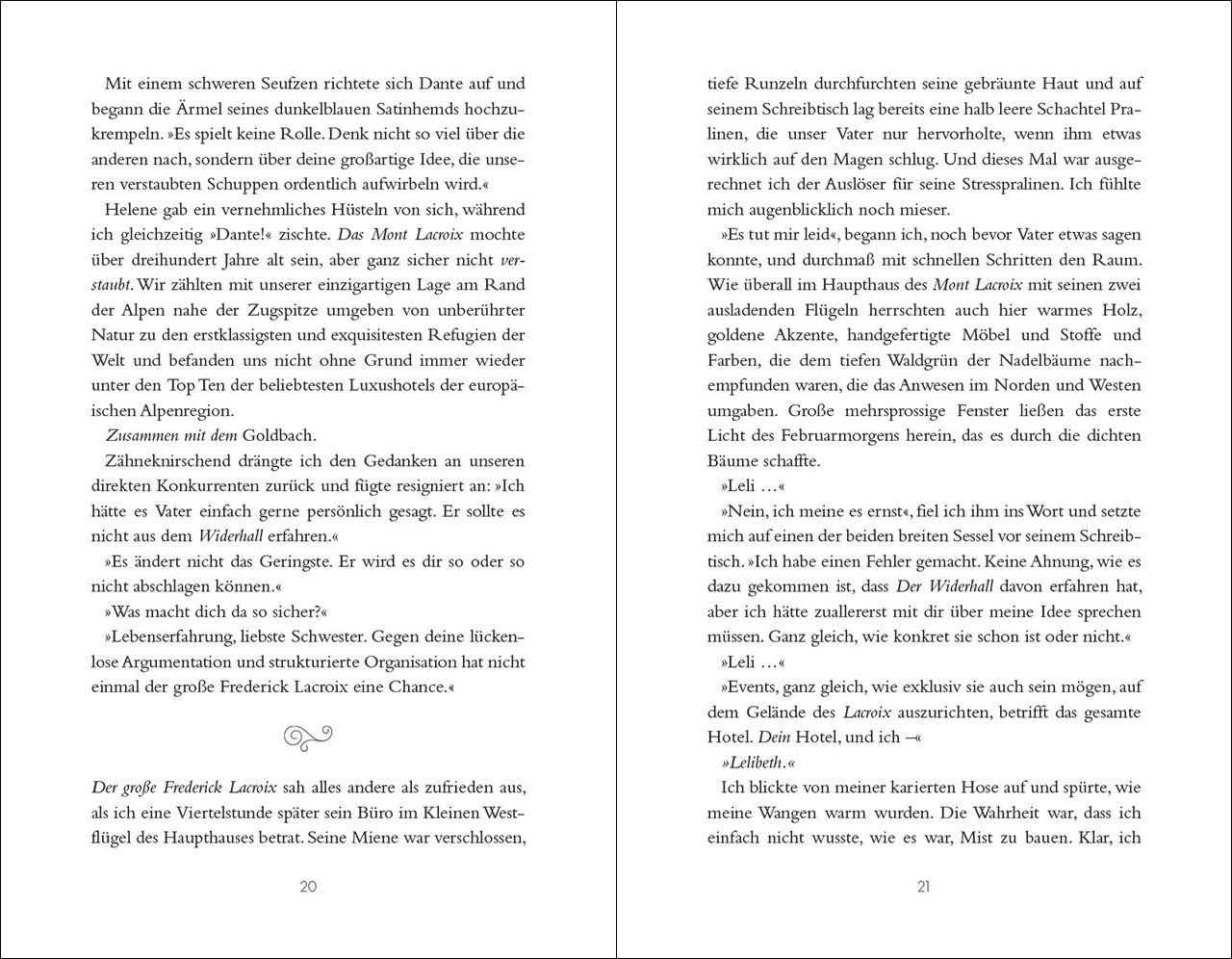 Beispielinhalt (Bild) Mont Lacroix (Band 1) - Longing for Lelibeth