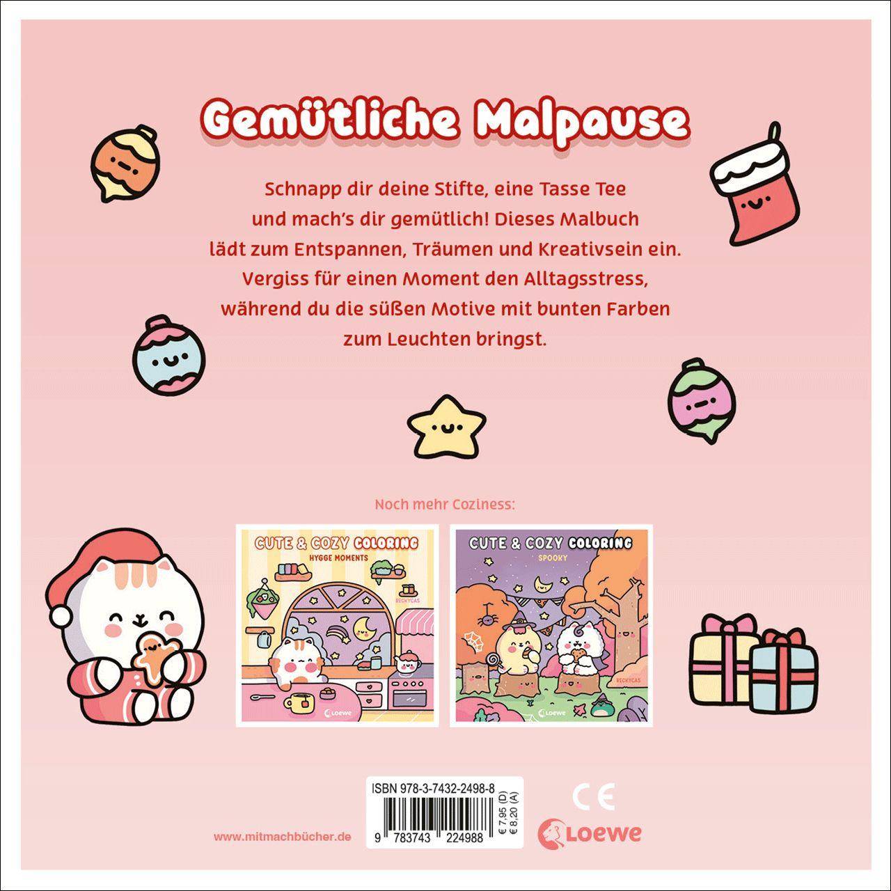 Beispielinhalt (Bild) Cute & Cozy Coloring - Merry Christmas