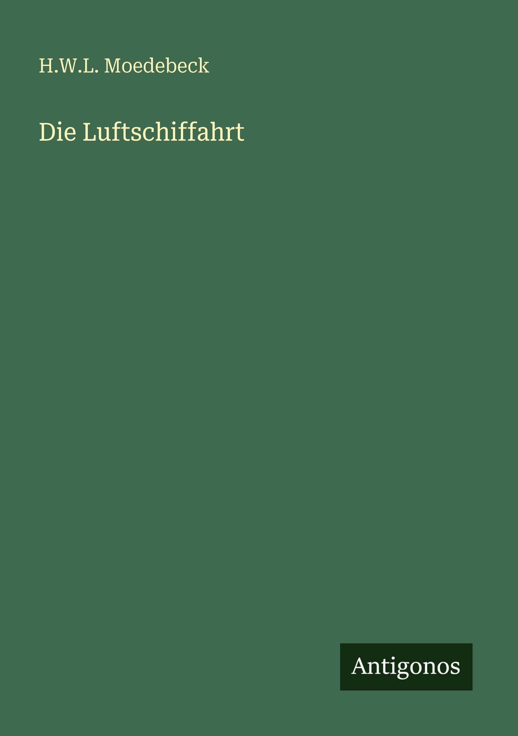 Vorderes Coverbild Die Luftschiffahrt