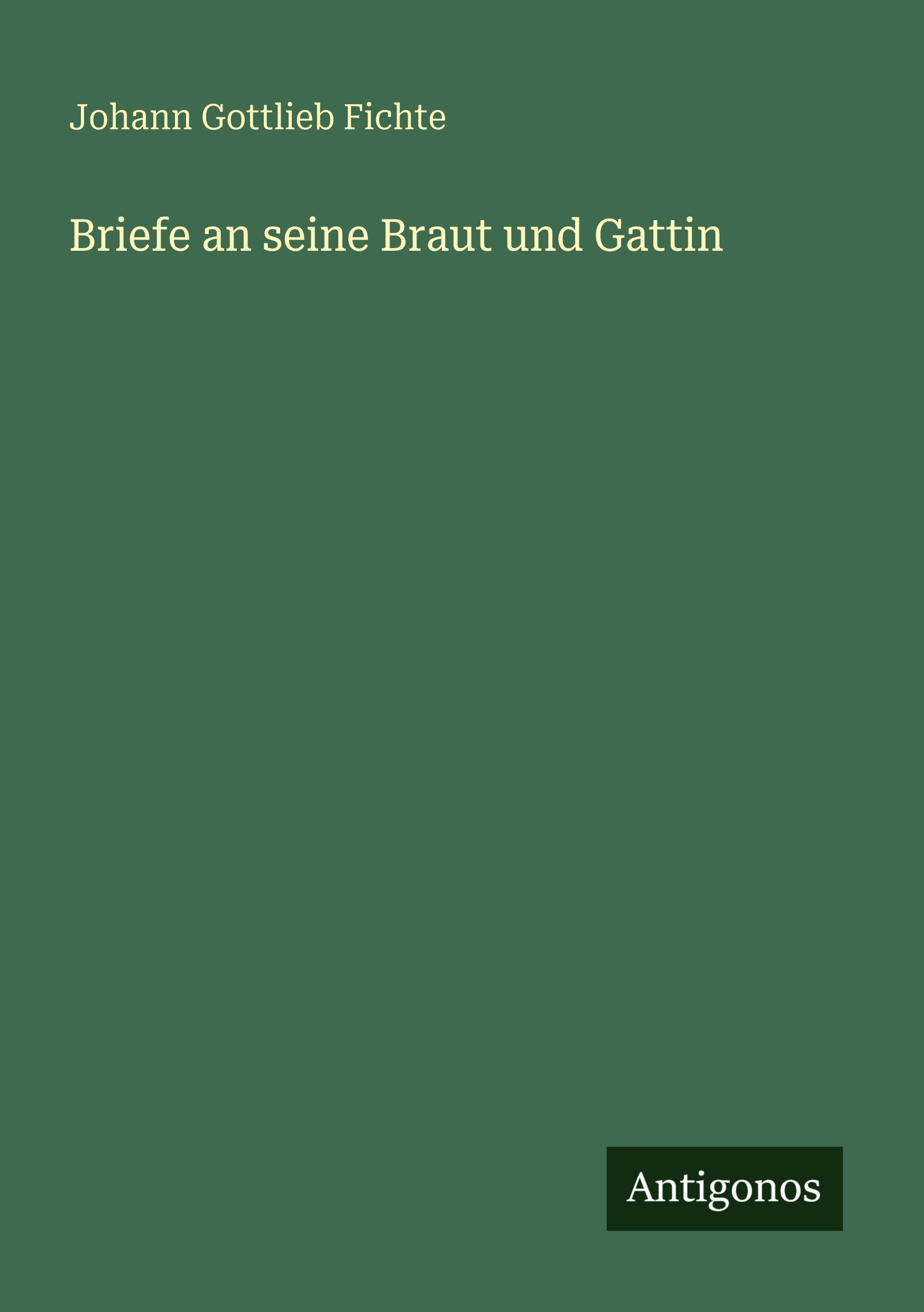 Vorderes Coverbild Briefe an seine Braut und Gattin