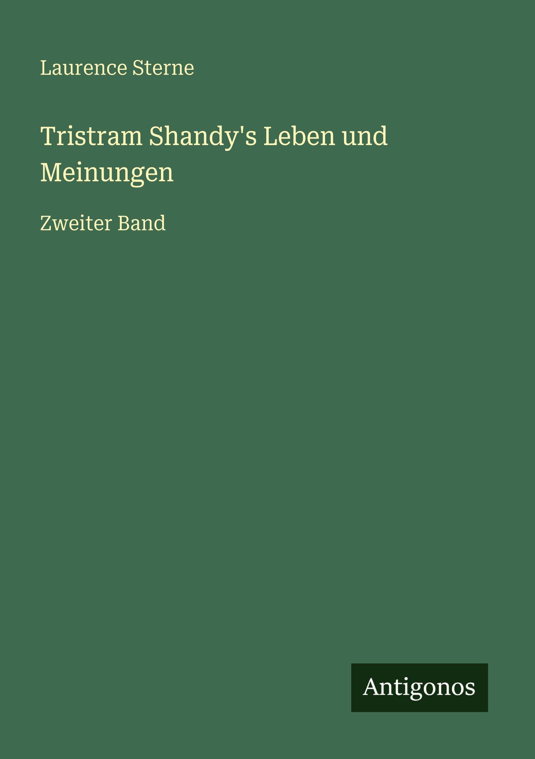 Vorderes Coverbild Tristram Shandy's Leben und Meinungen