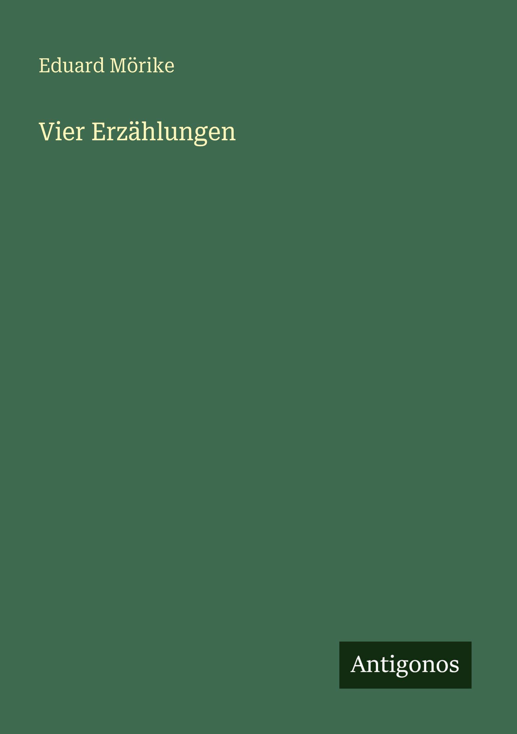 Vorderes Coverbild Vier Erzählungen