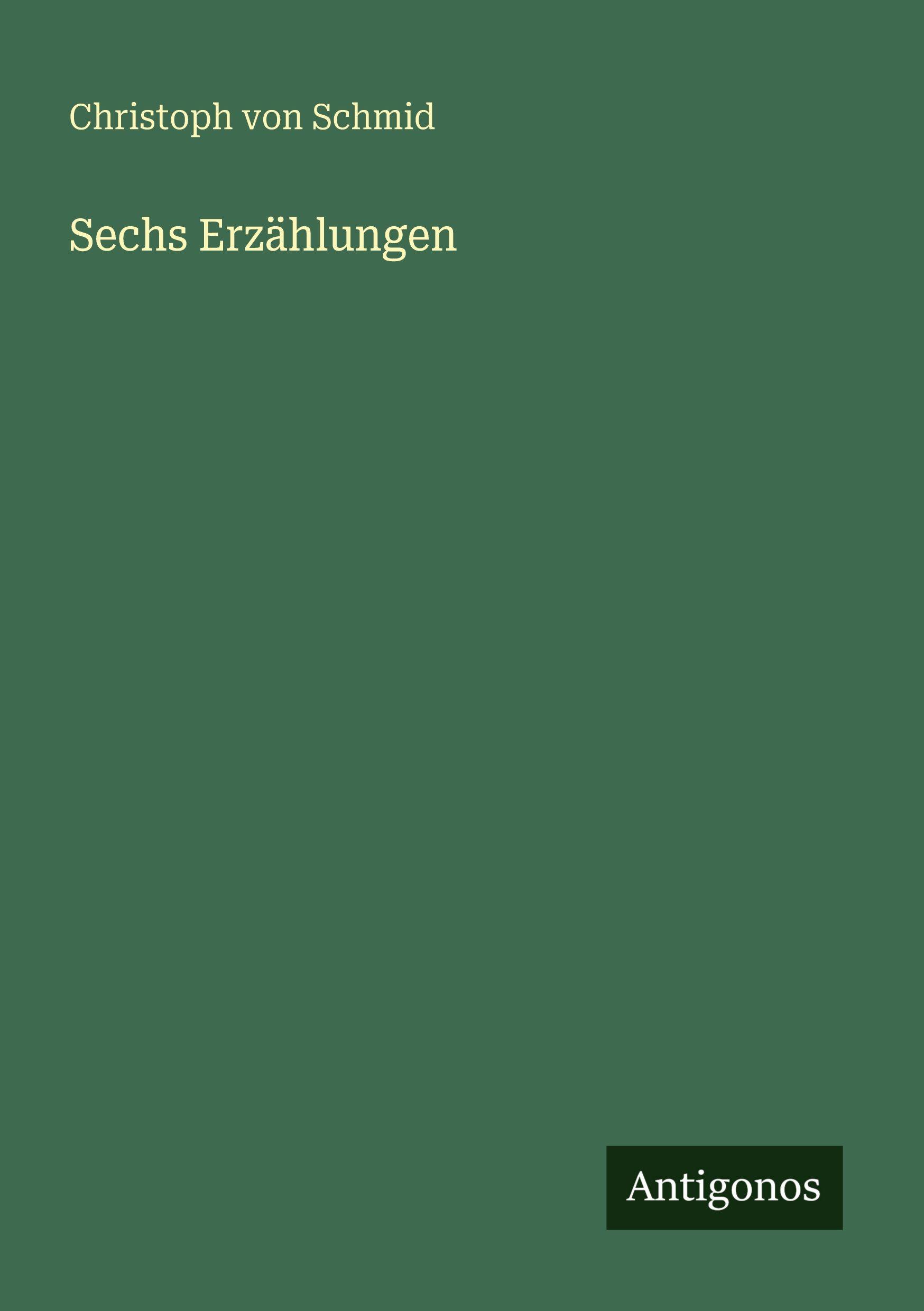 Vorderes Coverbild Sechs Erzählungen