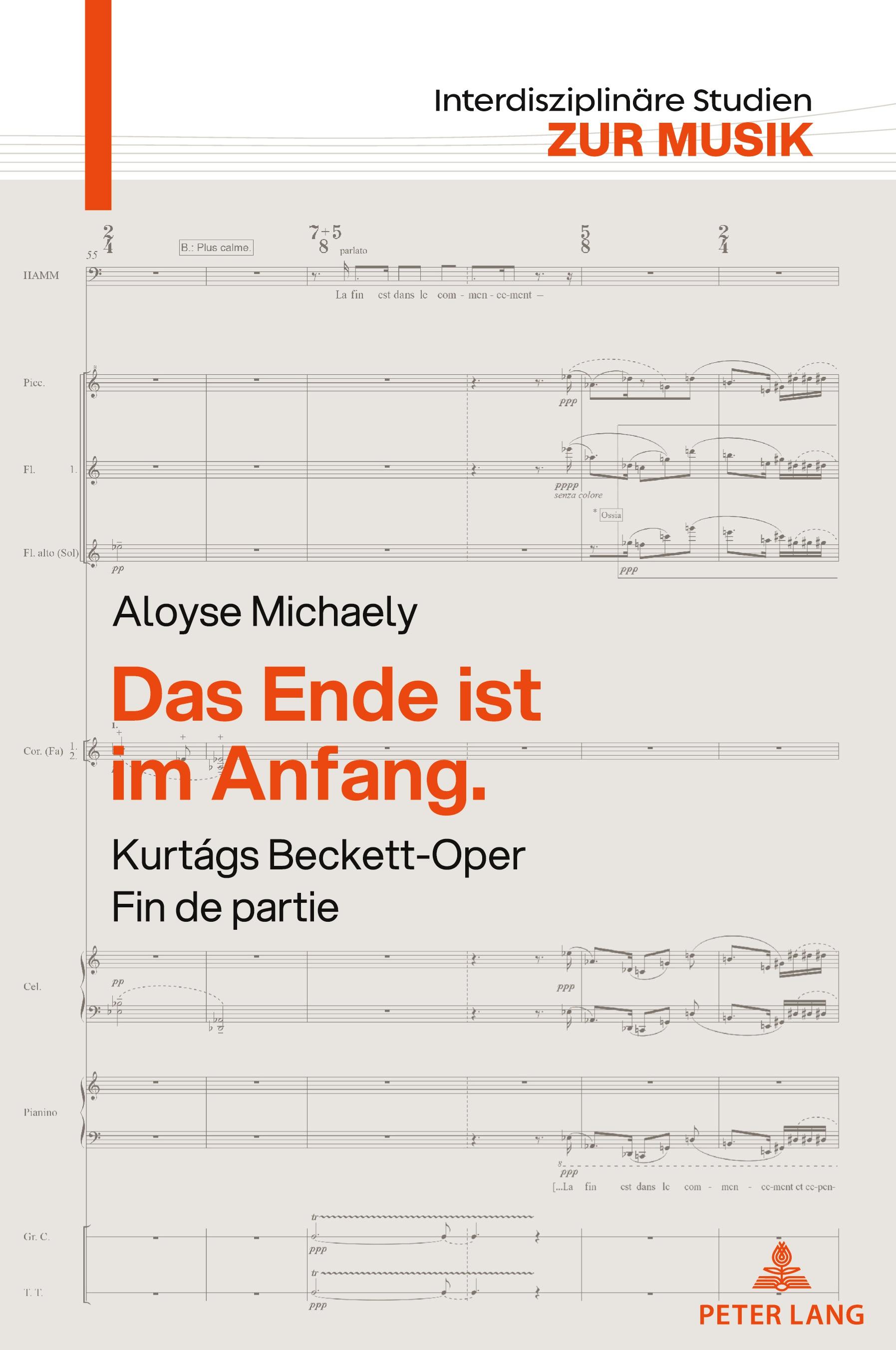 Vorderes Coverbild Das Ende ist im Anfang. Kurtágs Beckett-Oper Fin de partie