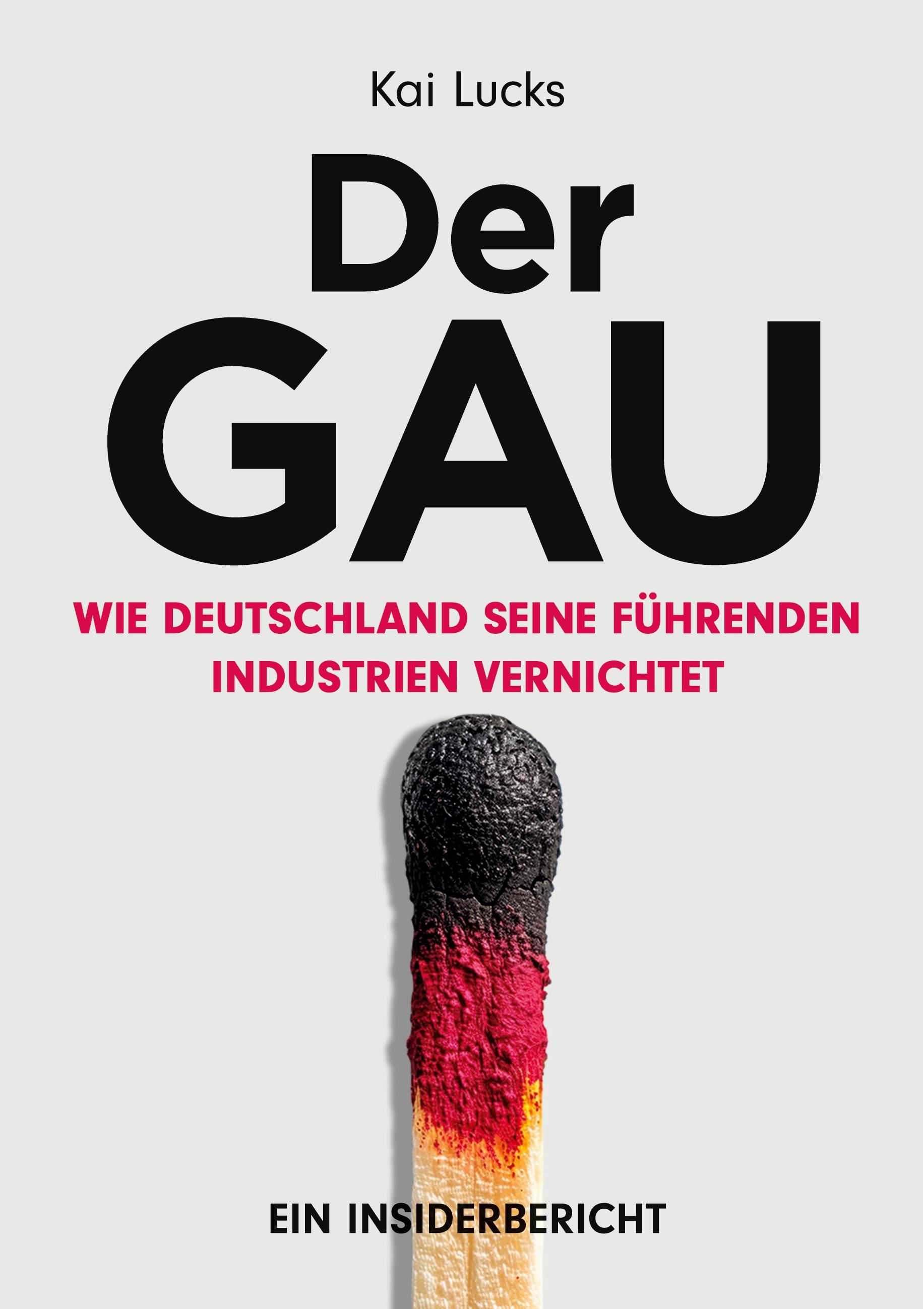 Vorderes Coverbild Der GAU- wie Deutschland seine führenden Industrien vernichtet