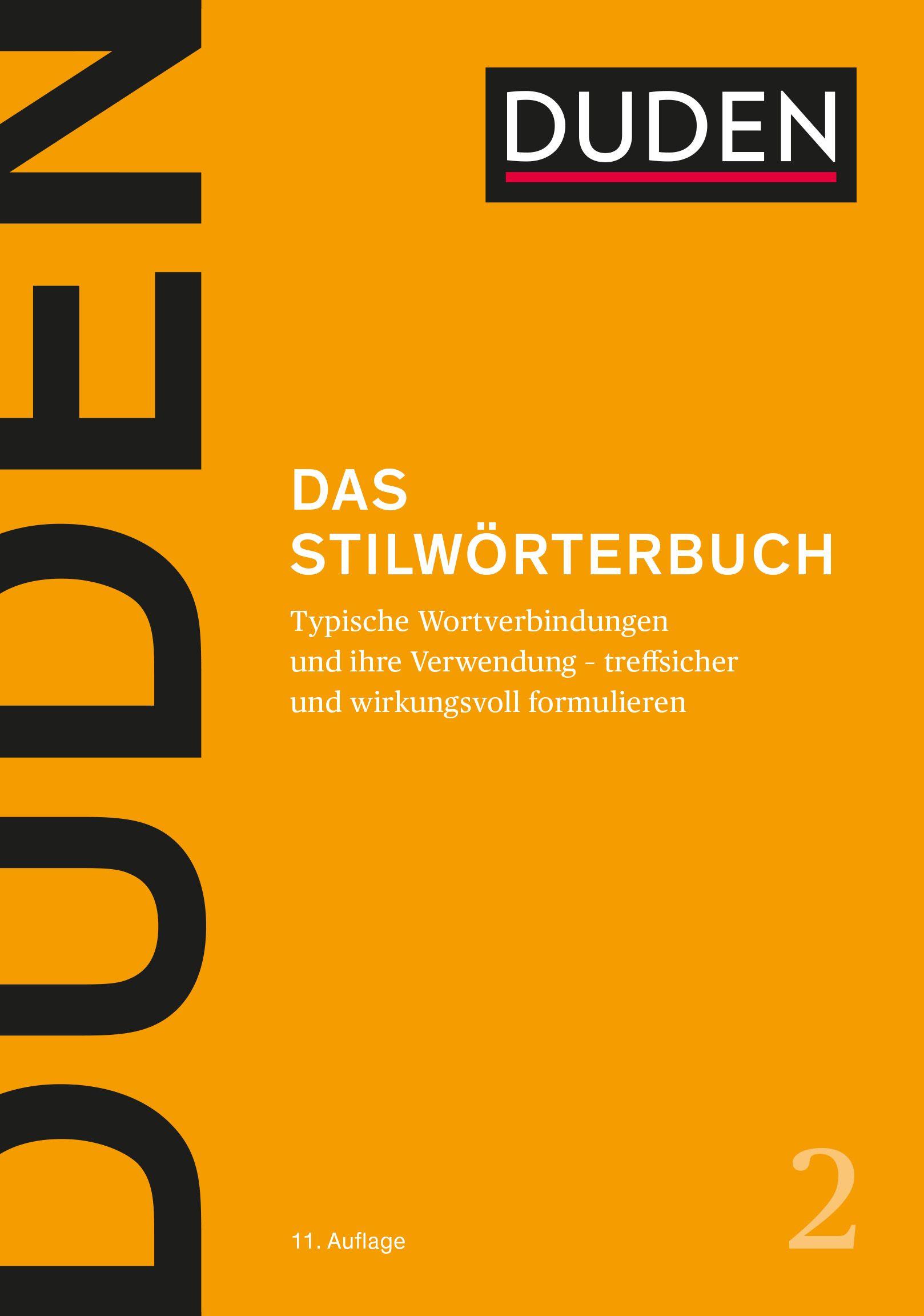 Vorderes Coverbild Duden - Das Stilwörterbuch
