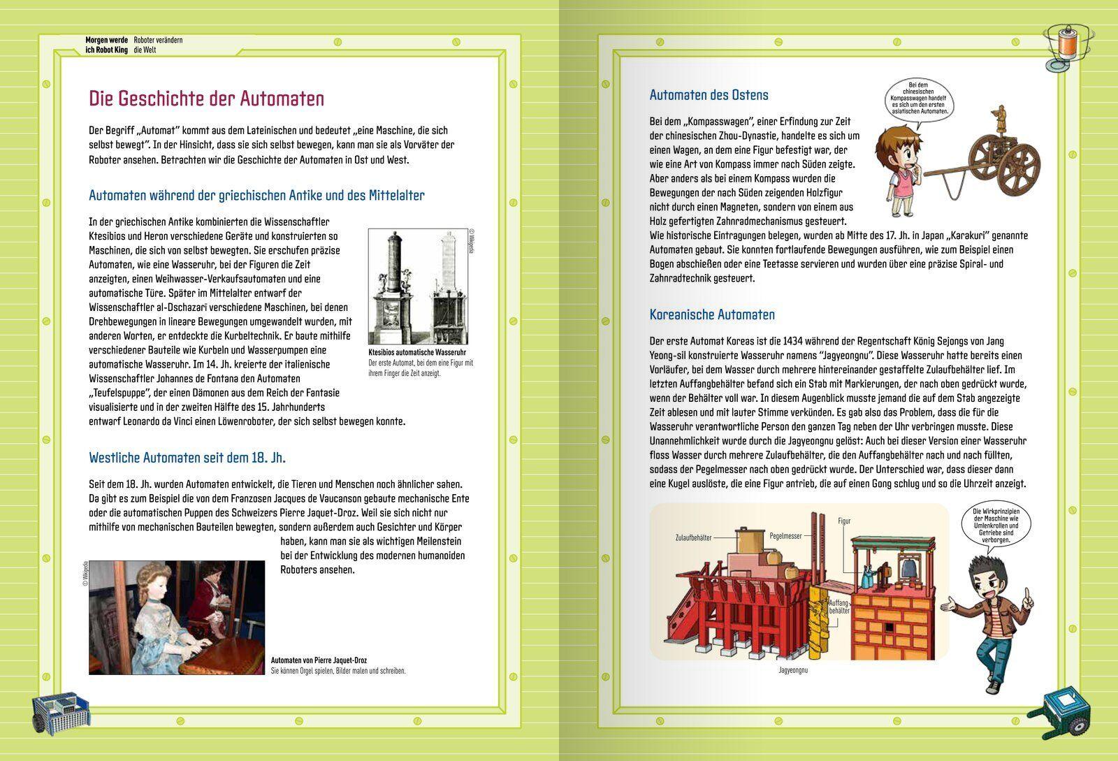 Beispielinhalt (Bild) Morgen werde ich Robot King (Band 2) - Das Fußball-Roboter-Turnier
