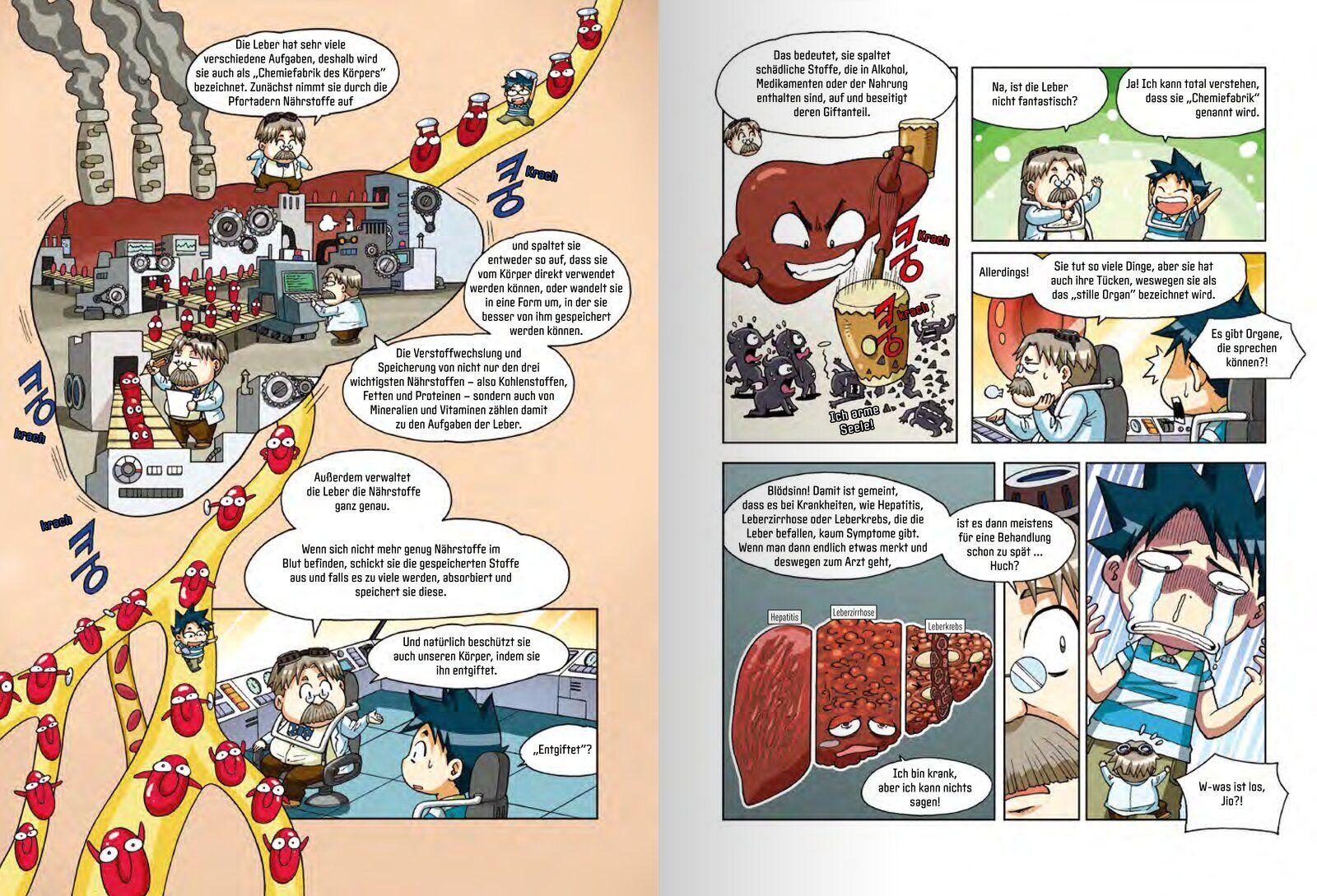 Beispielinhalt (Bild) Überlebe! Im menschlichen Körper (Band 2 von 3)