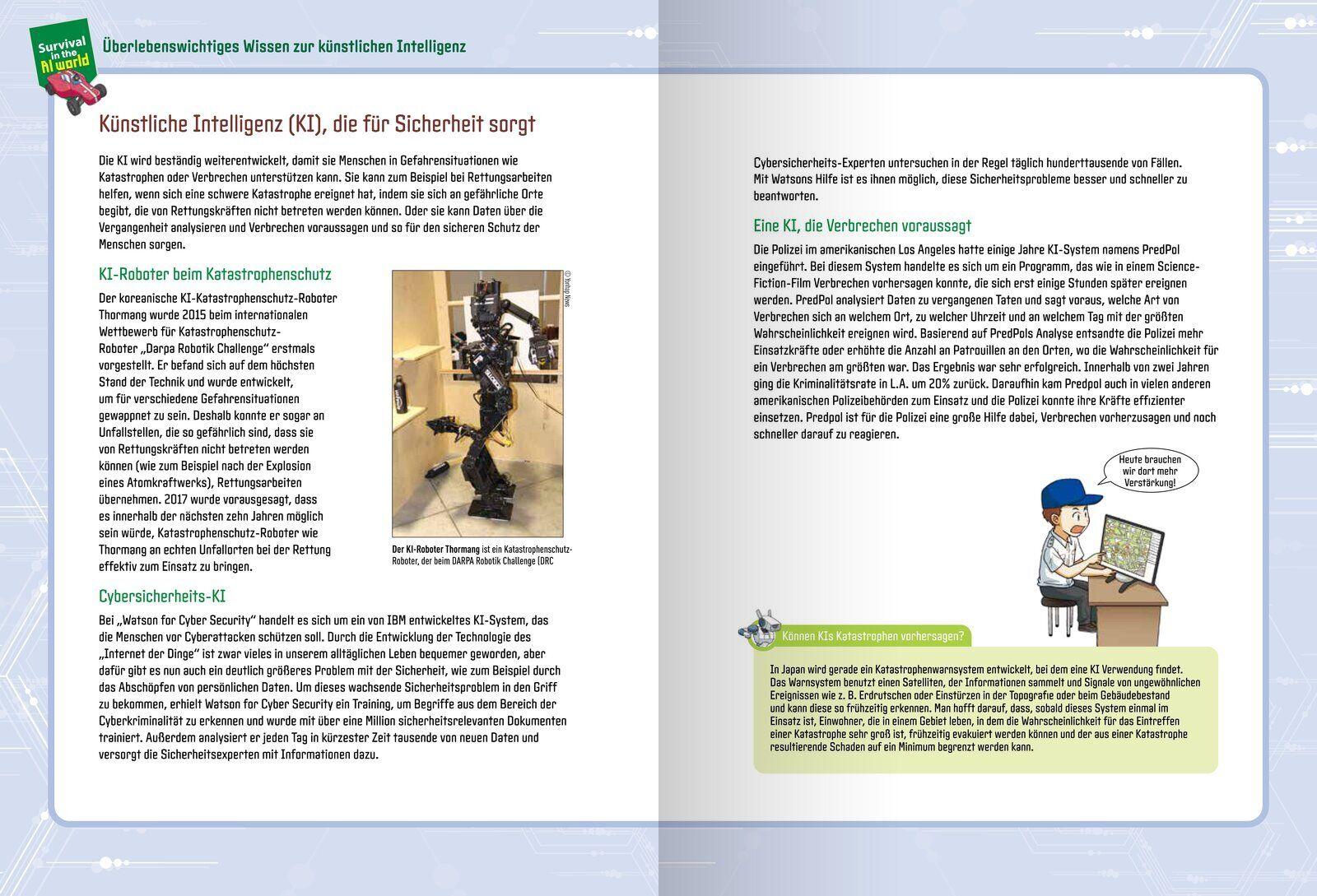 Beispielinhalt (Bild) Überlebe! In der Künstlichen Intelligenz (Band 2 von 2)