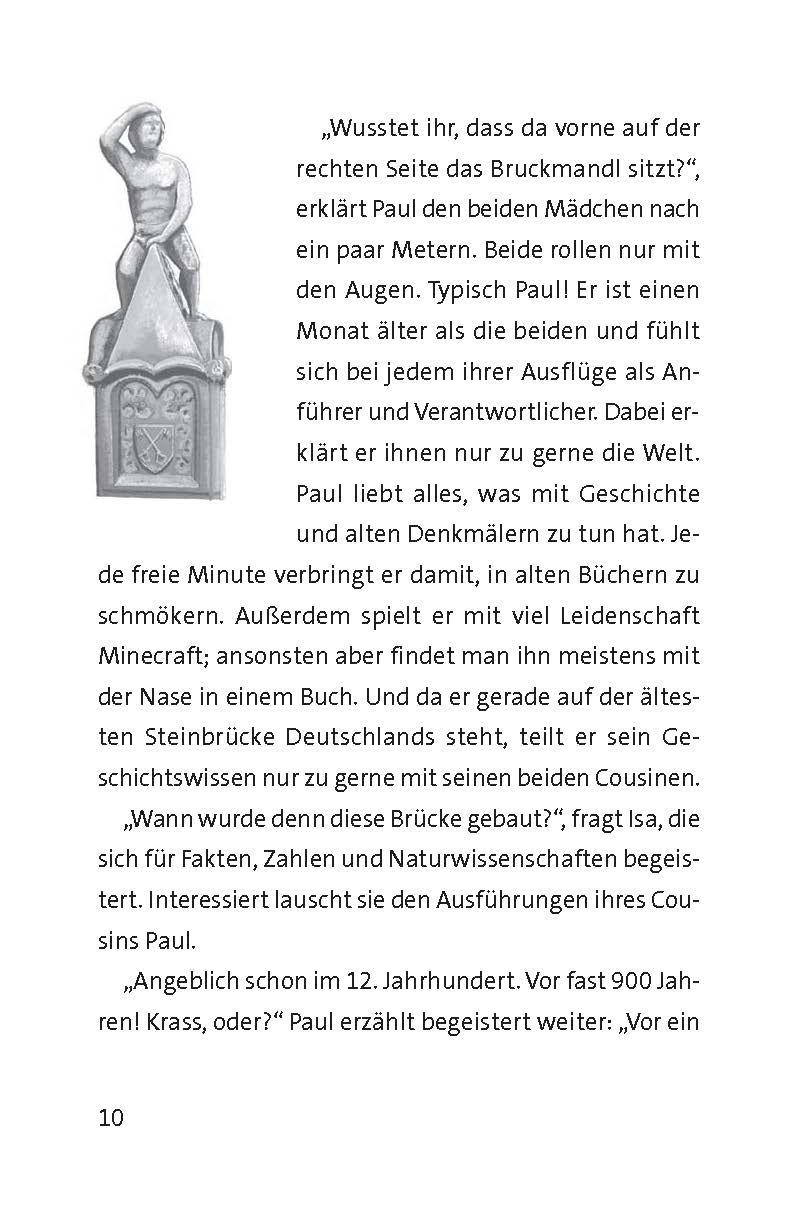 Beispielinhalt (Bild) Die Brezen-Detektive und der verschwundene Domschatz