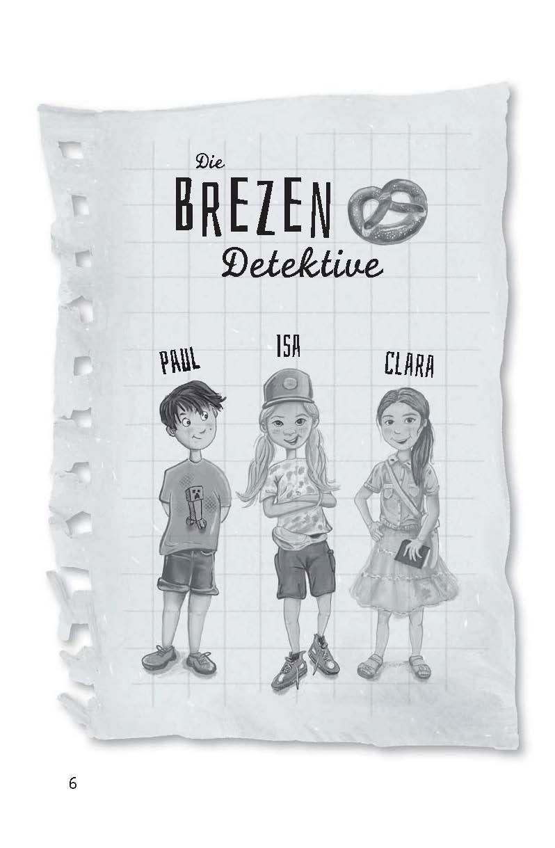 Beispielinhalt (Bild) Die Brezen-Detektive und der verschwundene Domschatz