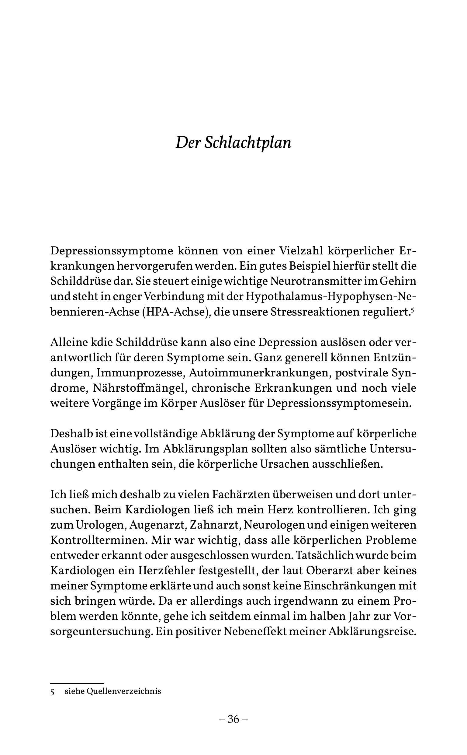 Beispielinhalt (Bild) Dein Weg aus der Depression